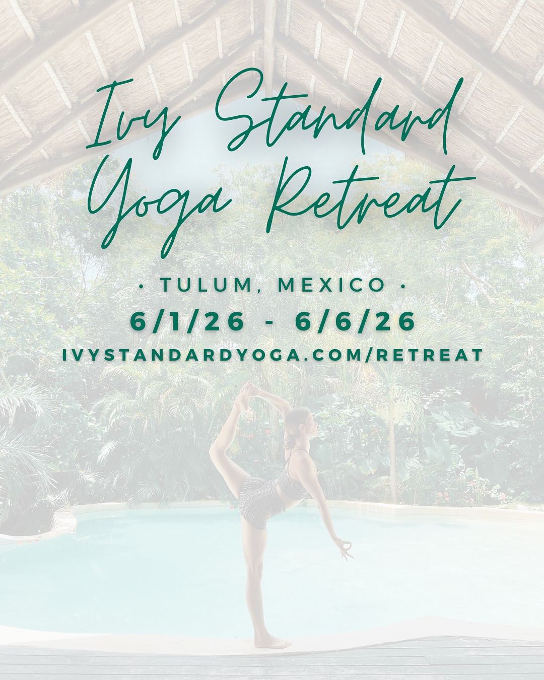 It’s not about escaping your life - it’s about meeting yourself again inside it ☀️
Retreat with us. We’ll set the stage.
📍 just outside Tulum, MX
📆 6/1/26 - 6/6/26
🔗 ivystandardyoga.com/retreat
Limited space remains! Join us in paradise.
#ivystandardyoga #yogaretreat #mexicoretreat #alltheyogas