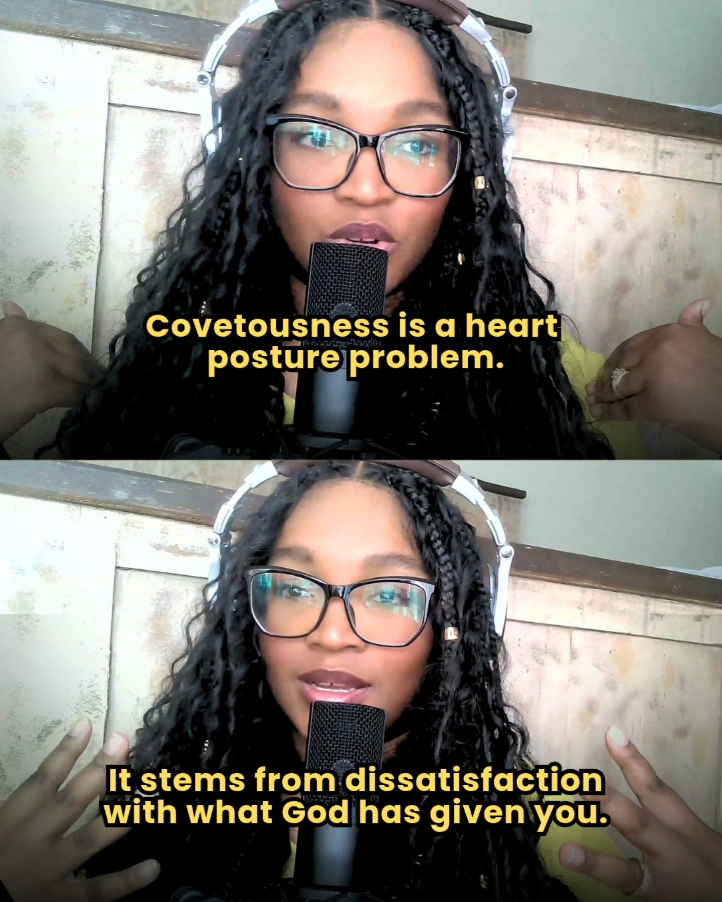 “Covetousness is a heart posture problem.”
It’s not just about wanting what someone else has — it’s about quietly telling God, “What You’ve given me isn’t enough.”
When we compare, envy, or long for another person’s platform, talent, or life, we’re shifting our focus from gratitude to discontentment.
But here’s the truth:
🌿 What God gave you was intentionally chosen for your story.
🌿 The pace, the gifts, the opportunities — none of it was a mistake.
🌿 Contentment is not complacency — it’s trust.
Before you scroll today, pause and ask:
“Lord, am I grateful for what You’ve already placed in my hands?”