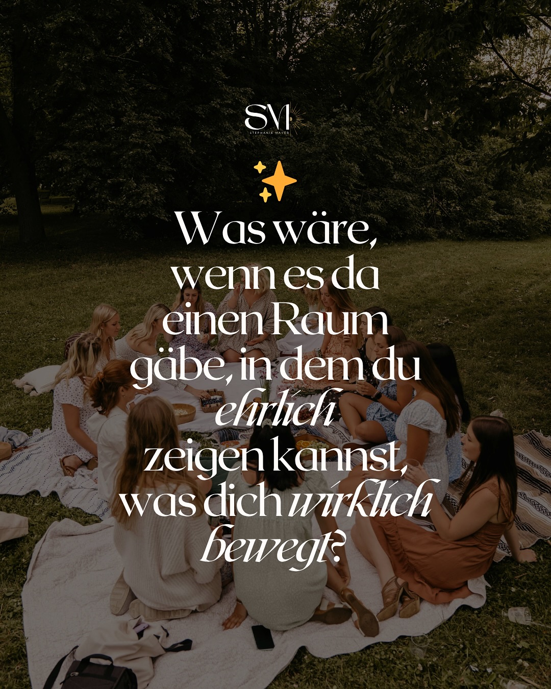 Ich glaube, wir brauchen mehr Räume, in denen wir ehrlich sein dürfen.
Über Geld.
Über die eigenen Gefühle.
Über das, was dich WIRKLICH bewegt.
Ohne Masken - ohne Druck🪞
Der ✨Soulful Moneycircle ✨ ist genau so ein Raum.
Ein Raum für ehrlichen Austausch, tiefe Verbindung & sicherem Wachstum.
📆 Start: 01.11.
🧡 Und DEIN Platz ist noch frei.
Schreib mir „Circle“ und ich schicke dir alle Infos 🫶🏼