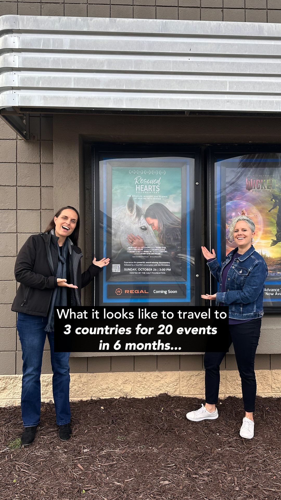 This is what it looks like to travel to 3 countries for 20 events in just 6 months…
We just finished our 20th film screening event since premiering Rescued Hearts and we are in awe of the response and the ripple effect it’s creating.
In rooms of 100 to 300+ people, we’ve witnessed the power of love to awaken the heart into action.
People laugh as much as they cry. Some say they feel forever changed.
We’re deeply humbled as Rescued Hearts has now won awards at four of the five film festivals we’ve attended — including Best Documentary and Best of Festival 🌟
Around the world, we are raising awareness, building bridges, and watching hearts open.
This is more than a film. It’s a movement of love — and it’s only just beginning ❤️🔥
✨ With heartfelt gratitude to the incredible film festivals, community hosts, and sponsors who made these 20 events possible:
The HALT Foundation (Harrisonburg, VA)
GreeneCare Counseling (Blacksburg, VA)
Tryon International Film Festival (Tryon, NC)
Sea Star Horse Sanctuary (Carmel, CA)
Carmel Film Festival (Carmel, CA)
Horse and Heart (Soquel, CA)
Lady Filmmakers Festival (Beverly Hills, CA)
EQUUS International Film Festival (Missoula, MT)
Freedom Reigns Sanctuary (Santa Barbara, CA)
Willoughby Coaching (Enumclaw, WA)
Acres of Hope (Broomfield, CO)
Colibri Ranch Connect (Boulder, CO)
Grace Reins Equine Therapy & Wild Horse Rescue (Telluride, CO)
Double H Equine Sanctuary (Sedona, AZ)
Sunrise Horse Rescue (St. Helena, CA)
Square Peg Foundation (Sonoma, CA)
Parsons Animal Rescue (Edmonton, AB)
Shańi Solomon (Johannesburg, South Africa)
Candice Webster (Plettenberg Bay, South Africa)
Illuminate Film Festival (Santa Barbara, CA)
Your love and belief in this message has meant everything to us 🫶
Want to bring Rescued Hearts to your community?! The world tour continues through 2026 🌎
Visit rescuedheartsfilm.com
and click “Host a Screening.”
#RescuedHeartsFilm #HealingWithHorses #HorseHumanConnection #AwardWinningFilm #LoveHeals #CommunityScreening #DocumentaryFilm #FilmFestivals #HorseLovers #HeartCentered #FilmWithPurpose