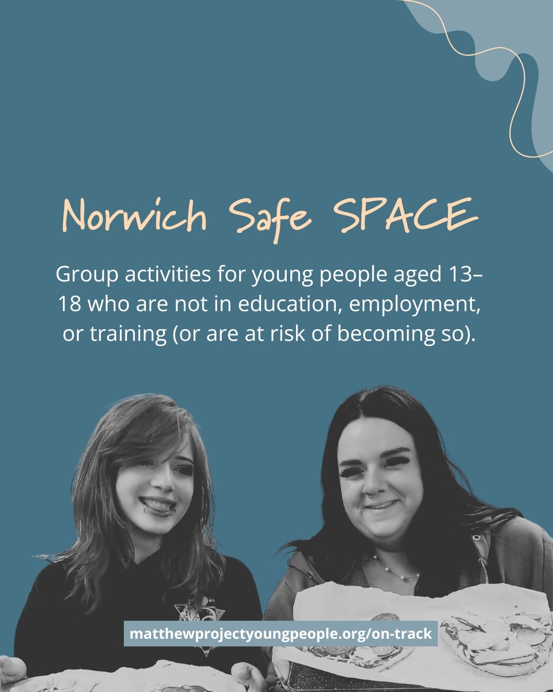 Did you know we run Norwich SafeSPACE as part of our On Track service?✨
It’s for 13–18 year olds who are not in education, training or employment (or at risk of). Young people can join small groups (max 10) in Norwich for regular positive activities.
More details on our website (link in our BIO).