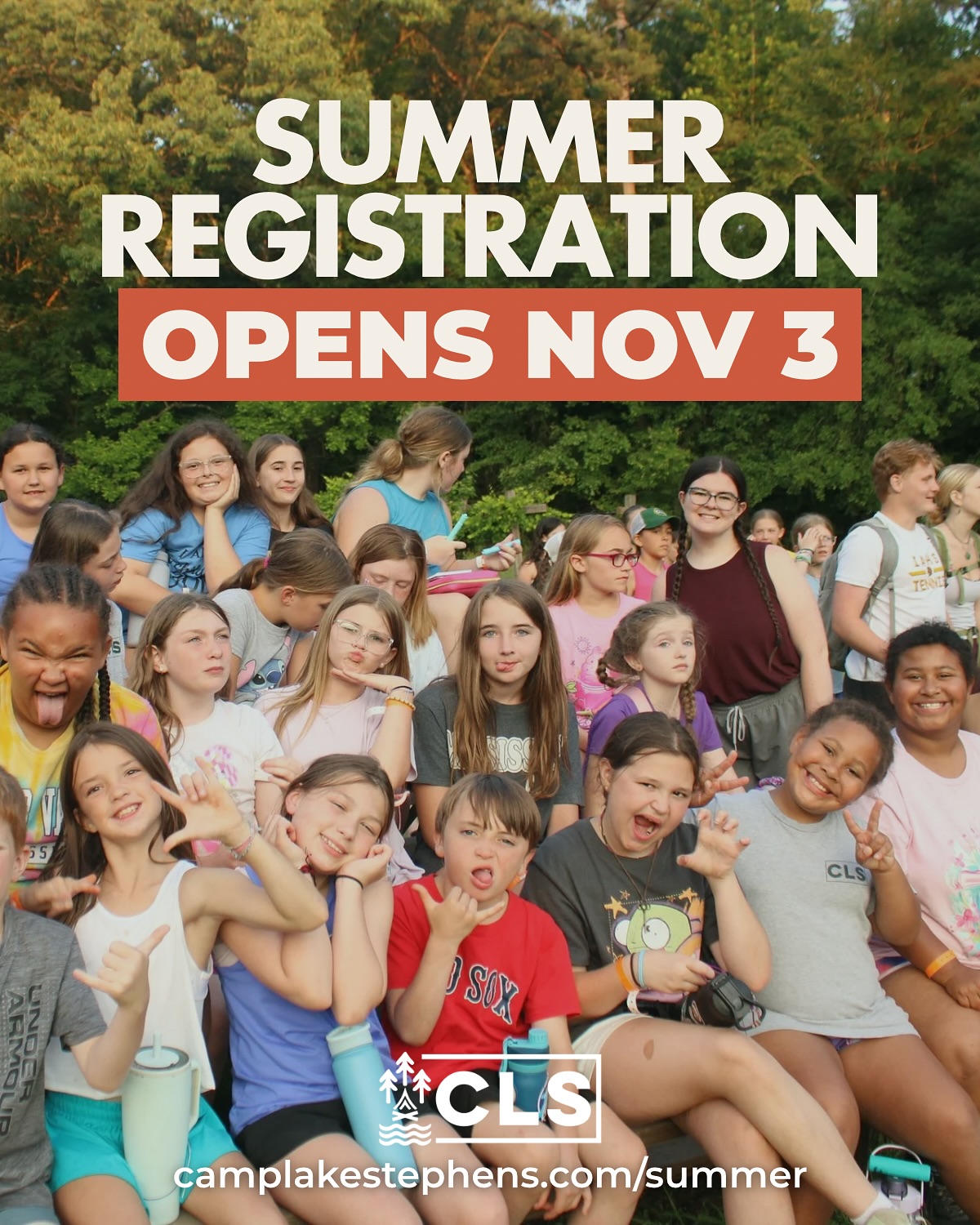 Next Summer starts Next Week 👀
Registration opens ONE (1) week from Today! Whether you’re returning or coming for the first time, we can’t wait to see you at CLS!