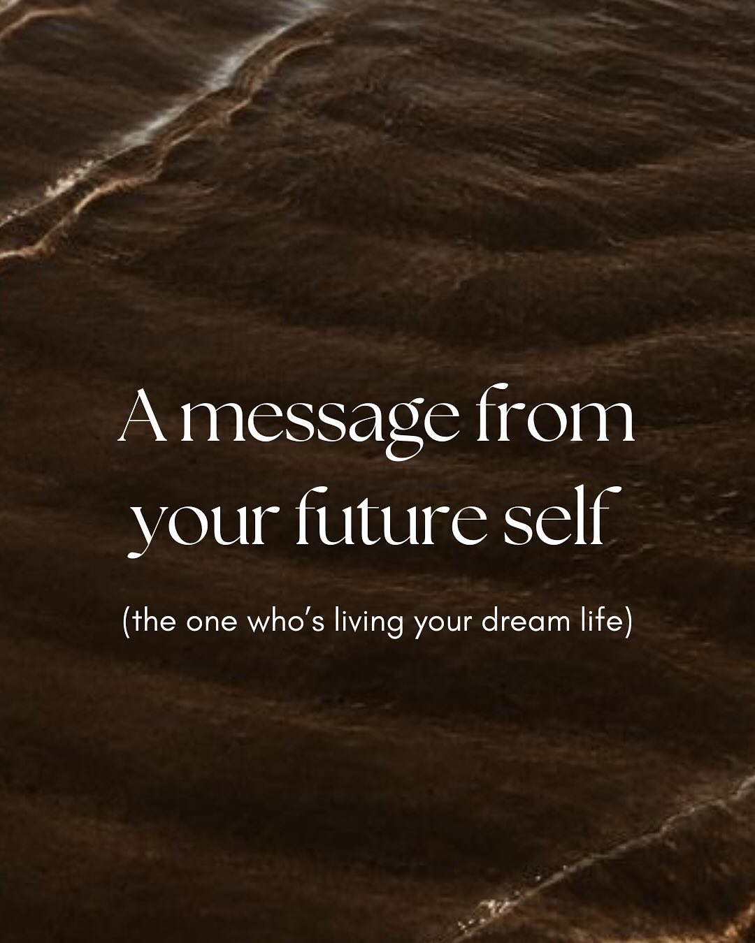 Your future self sees you, as do I.
But only you know what they would tell you right now.
Try it. Visualise meeting your future self - the one who’s busy living your dream life.
How do they look?
How do they feel?
How do they spend their days?
Now listen to the message they want to share.
Try not to interrupt, or dismiss - really hear them.
Now let their message help you get clear on your next move. What will you do next? 👀
.
.
.
#futureself #creativeself #dailyreminder #dreamlife #youarethecreator #creativecoach #confidencecoach #selfdoubt #impostersyndrome #confidencetips