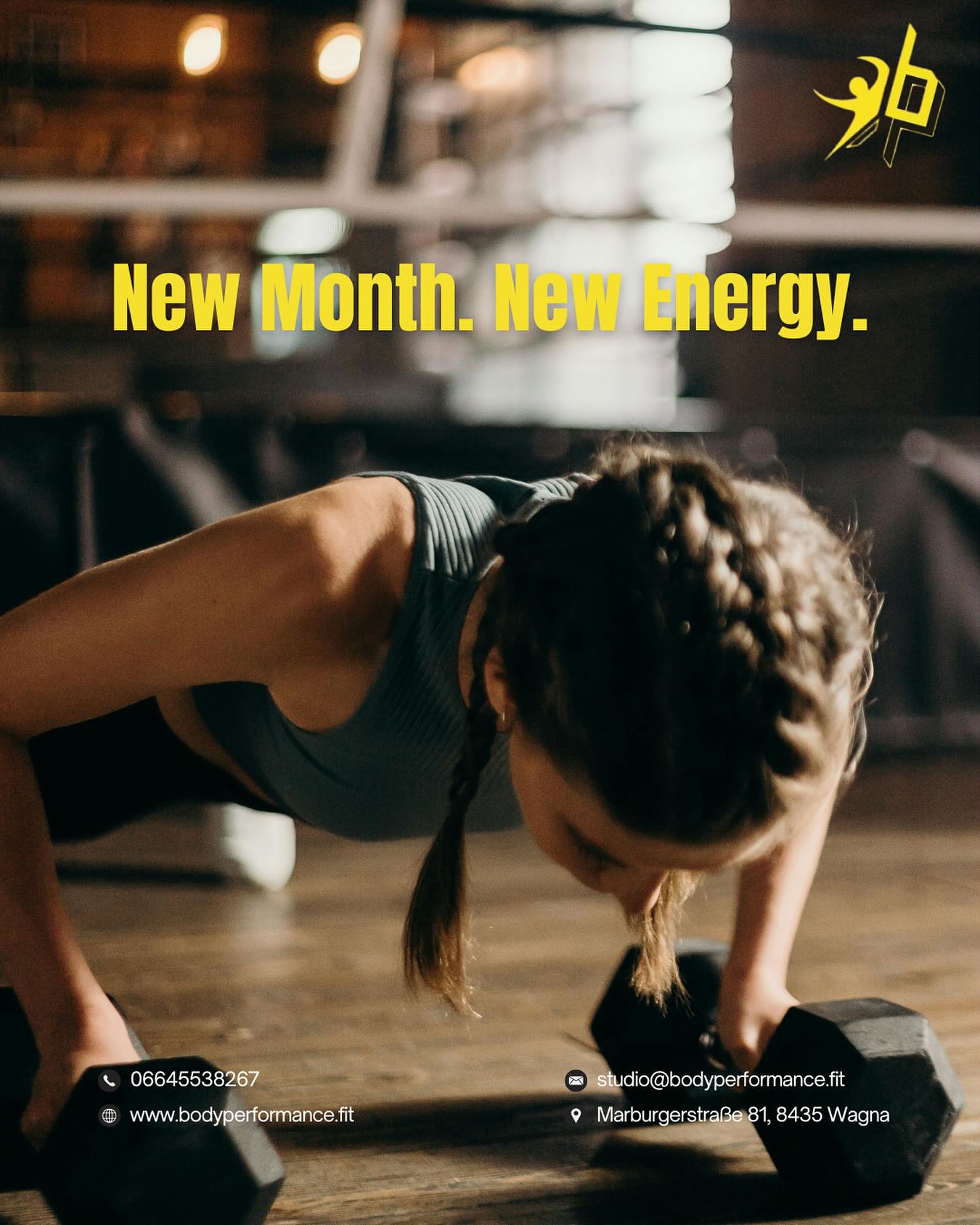 Frischer Monat, frische Motivation! 🌟
Gib alles – wir kümmern uns um den Rest.
#bodyperformance #bodyperformancestudio #bodyperformanceleibnitz #xundmacher #diexundmacher
