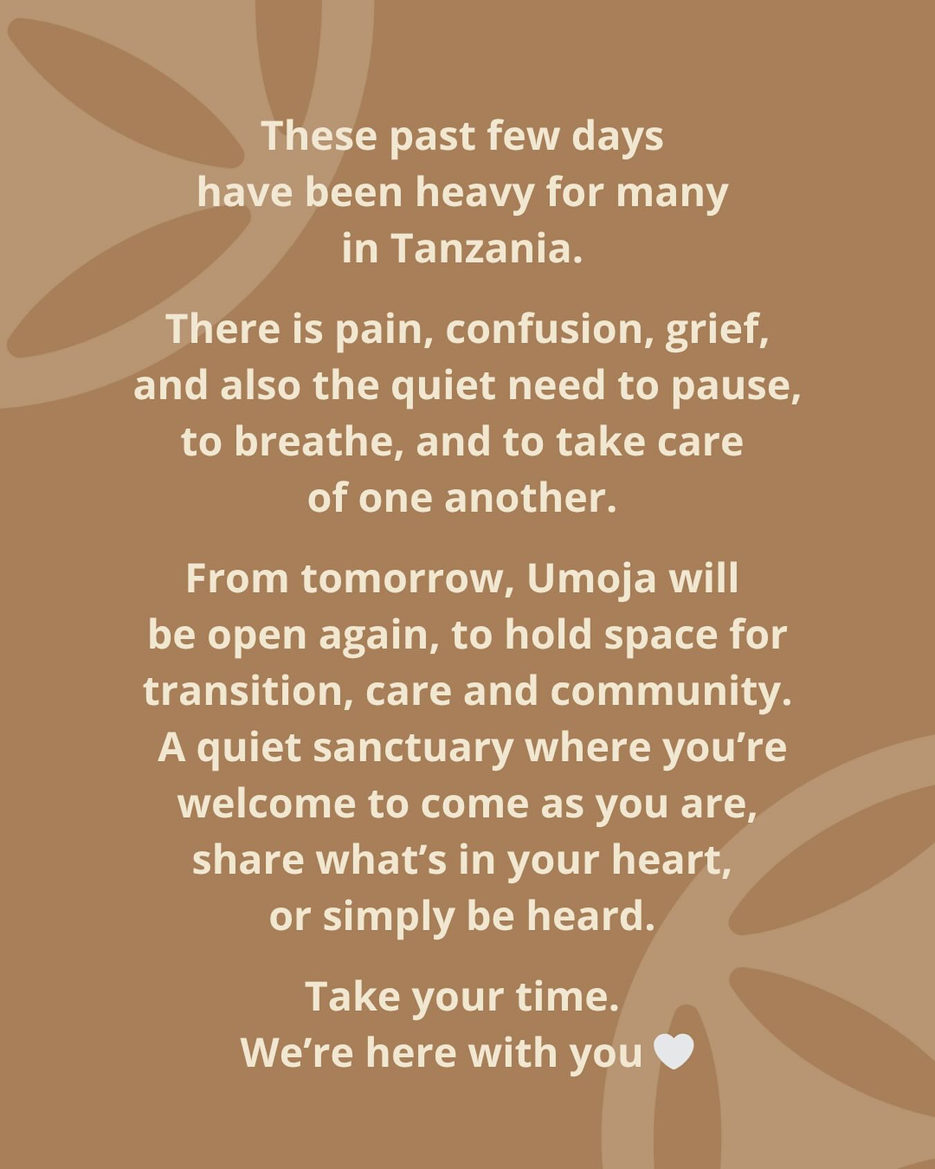 Together, we pause, breathe, and begin again 🇹🇿🤍
#beumoja #tanzania