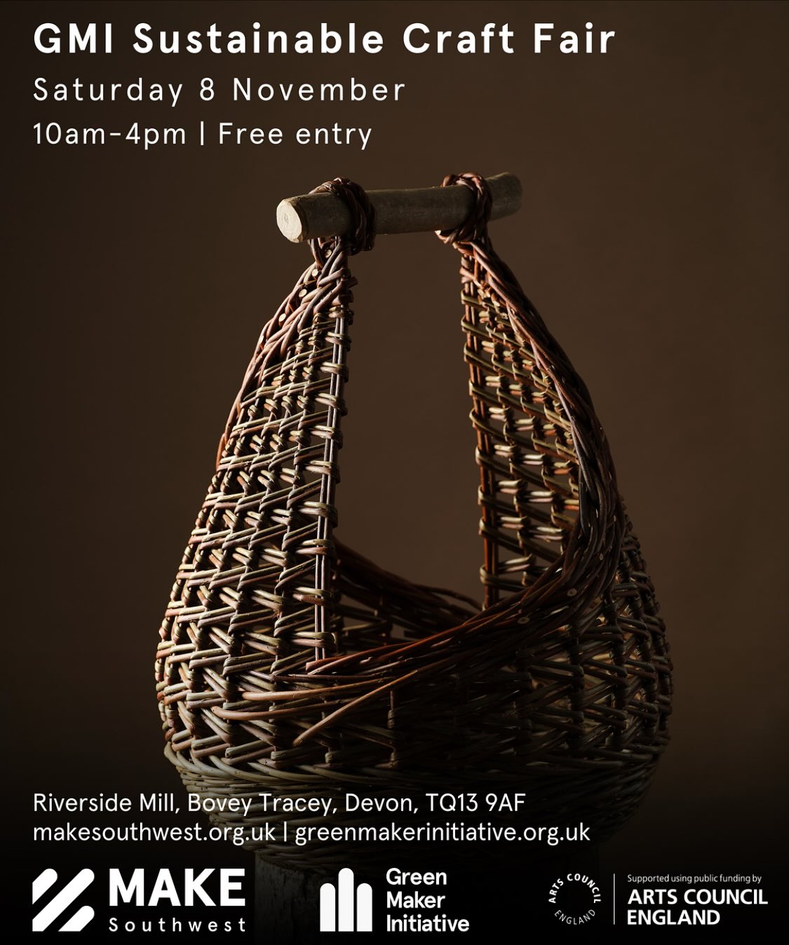 The countdown begins!
Just one week until The Green Initiative craft fair, where I'll be joining forces with fellow sustainable makers. Big thanks to the team @makesouthwest for their wonderful support.
Come and explore my latest baskets and seasonal willow gifts, crafted with careful choices to minimize waste and environmental impact.
Your conscious Christmas shopping starts here!
#makingspacetomake #willowbaskets #sustainablegiftsuk #shoplocal #madeindevon #smallbusiness #artisanmaker
#consciouschristmasshopping