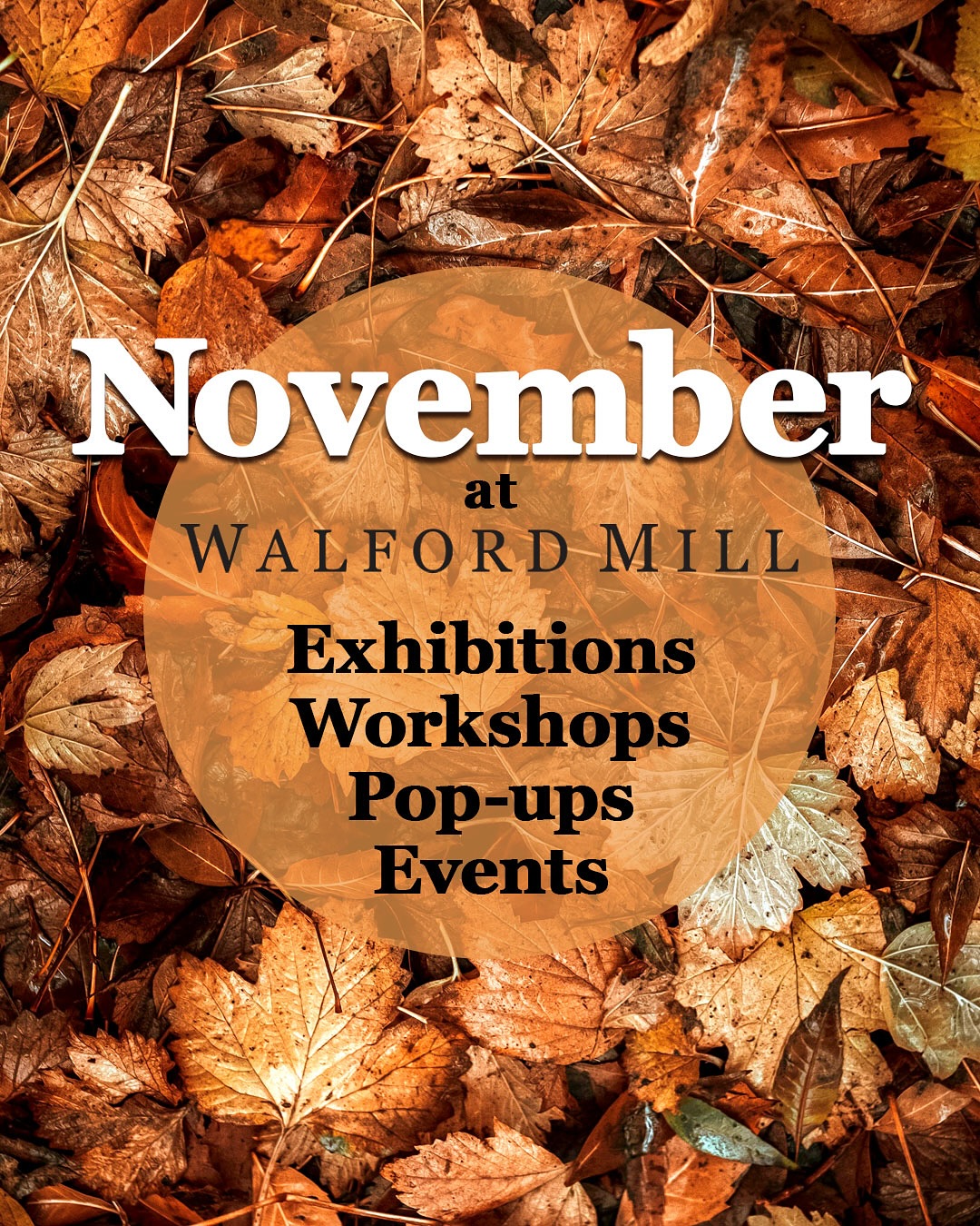 ✨ What’s on in November ✨
Events
🧡 Courtyard market Sat 8th Nov 10-4
❤️ Loft studios open weekend 27-30th Nov
Our five resident loft artists throw open their studio doors in this rare opportunity
💛 Late night shopping Thu 27th Nov
We’ll be open until 8pm (including the loft artists!) for a festive evening of shopping plus @littlepickleatthemill will be serving mulled wine and mince pies
Exhibitions
We have the wonderful landscape artist Claire Thomas @dorsetpainter with us until Sun 9th Nov with ‘The Long End of Summer’
From 12th Nov we welcome ‘Out of the Blue’ a ceramic, textile and collage exhibition by @scalpelandpaper @furrtastic_empurrium and @hettyanddave
Then from Wednesday 26th Nov is our stunning festive showcase ‘Holly & Ivy’ featuring work from makers across Dorset - one not to miss! That runs right up to Christmas Eve.
Workshops
There’s loads going on in the workshops from silver clay and ceramics, to festive delights like Christmas decorations and wreaths. Book direct with the tutors - info on our website.
During the month the mill gradually becomes more and more festive and is the perfect place to pick up cards and gifts as well as one-of-a-kind handmade gifts made by our incredibly skilled artisans.
@debbykirbysilk
@seaparrott
@wendynuttjewellery
@march_pottery
@delicious.jewellery
@flutterbiesden
@melaniewardcreative
@madebypowley
@ali.woodgate.artist
@carolinesoer
@atthepatch
@jacquifairweatherceramics
@kyleighspapercuts
@coastal_finds_unlimited
@creativechameleon.biz
We are open Wednesday to Saturday 10am-5pm and Sundays 11am-4pm. FREE ENTRY
🐕 Dogs welcome
♿️ Wheelchair friendly
Find us just 7 minute walk from Wimborne square - Knobcrook Road, off stone lane, BH21 1NL
See you soon! A warm welcome awaits 😘
@wimbornebid #walfordmillcrafts #wimborneminster #craftcentre #wimborne #dorset #thingstododorset @evolvermagazine