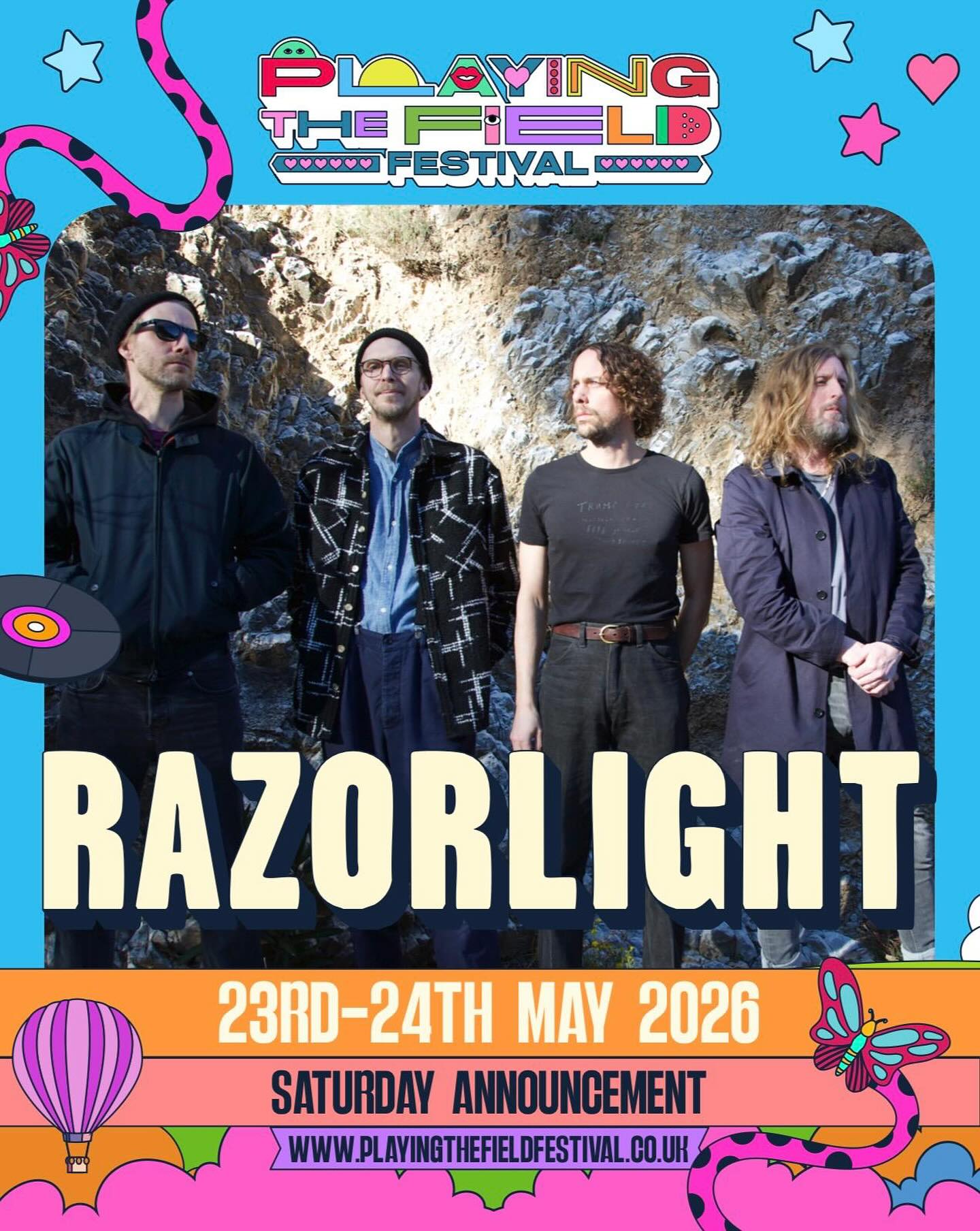 Very excited to announce we will be at @playingthefieldfestival next May 2026. It’s going to be a good one, hope to see you there. Ticket link available through bio x