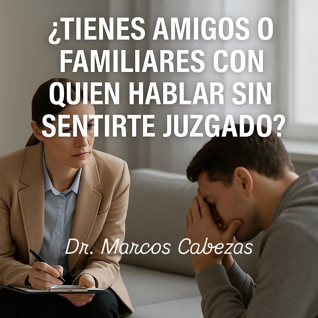 Hay una parte de la entrevista clínica que siempre duele un poco.
Cuando el terapeuta pregunta:
“¿Tienes algún amigo o familiar con quien puedas hablar sin sentirte juzgado?”
Y el paciente baja la mirada…
y responde:
“No.”
Detrás de ese “no” hay años de silencio, máscaras, decepciones, miedo a molestar, miedo a fallar, miedo a ser uno mismo…
y un corazón que ha aprendido a callar para sobrevivir.
Pero esto es importante recordarlo:
🌿 No tener a alguien ahora no significa que estés solo para siempre.
🌿 Las personas seguras también se construyen.
🌿 Los vínculos sanos también se aprenden.
🌿 Y tu voz merece un espacio donde pueda respirar sin miedo.
A veces el primer lugar donde vuelves a sentirte escuchado…
es en terapia.
Y desde ahí, poco a poco, reconstruyes todo lo demás. 💚#ansiedad #autoestima #saludmental #terapia #psicologia #drmarcoscabezas #librosquecuran #bienestar #emociones #autocuidado #sanacionemocional #hipnolllida #ansiedadbajocontrol #invencibles #relaciones #soledad #escuchaemocional #apoyoemocional #psicologialleida #terapeutas