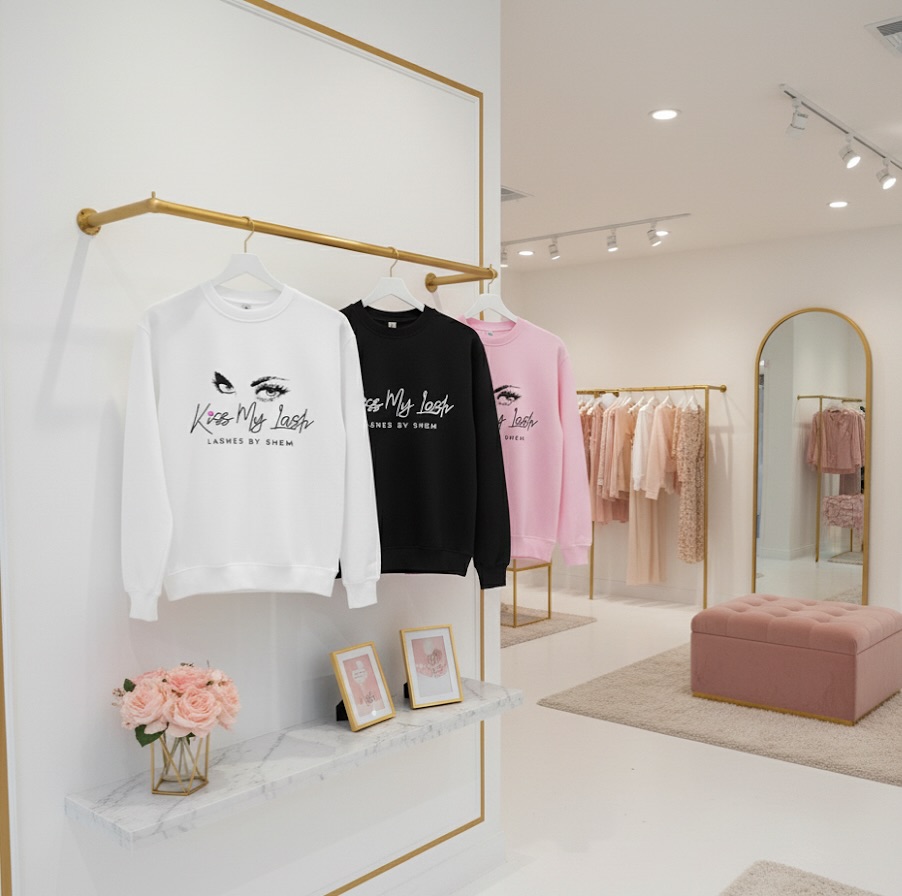 It’s officially sweater weather! 🍂 As the days get chillier, all we want is to cozy up in something cute and comfortable. Our “Kiss My Lash” sweaters are calling your name! ✨
Perfect for staying warm while looking effortlessly chic.
Grab yours today and snuggle up in style!
Available online at www.kissmylash.shop. Link in bio! 💖