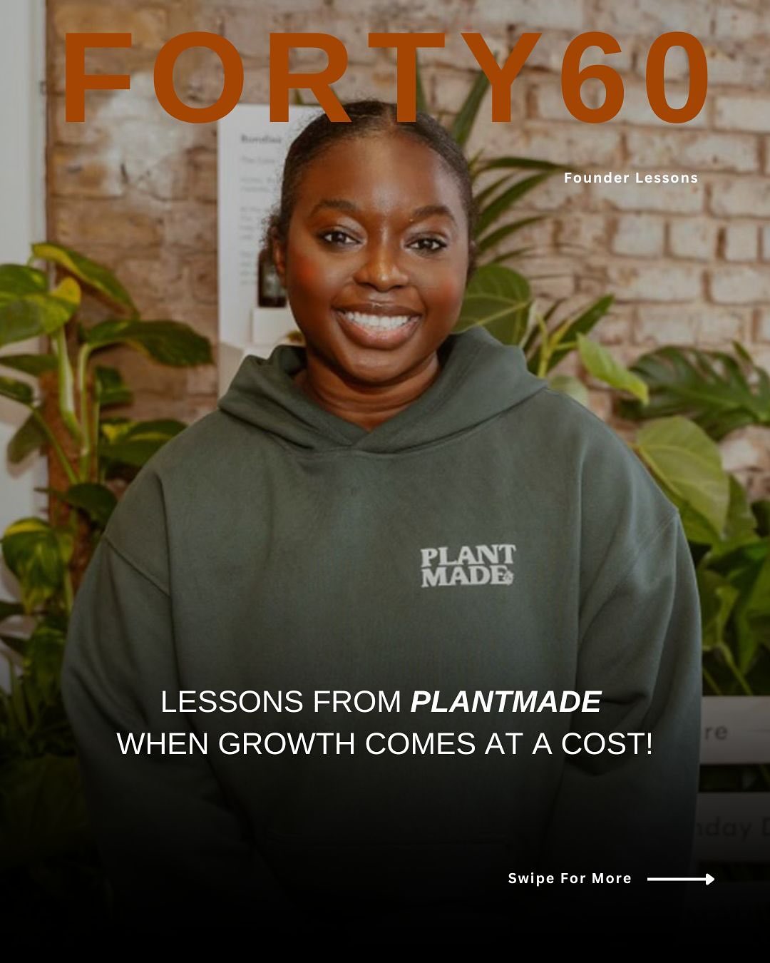 Ama started @weareplantmade with £100 in her mum’s kitchen… and turned it into a £5 million brand. Five years later £1.8 million in debt and sold for just £30,000.
Ama her brother and husband exit from @weareplantmade is a powerful reminder that not all money is good money.
Before you take investment, ask yourself:
👉🏾 Do they believe in what you built or just what it earns?
💭 The story of Plantmade isn’t about failure it’s about what every founder needs to know when growth comes at a cost.
➡️ Swipe to see the highs, the lows, and the lessons.
#TheForty60Club #FounderWisdom #EntrepreneurJourney #BlackFounders #BuildWithIntent #Plantmade #WeArePlantmade