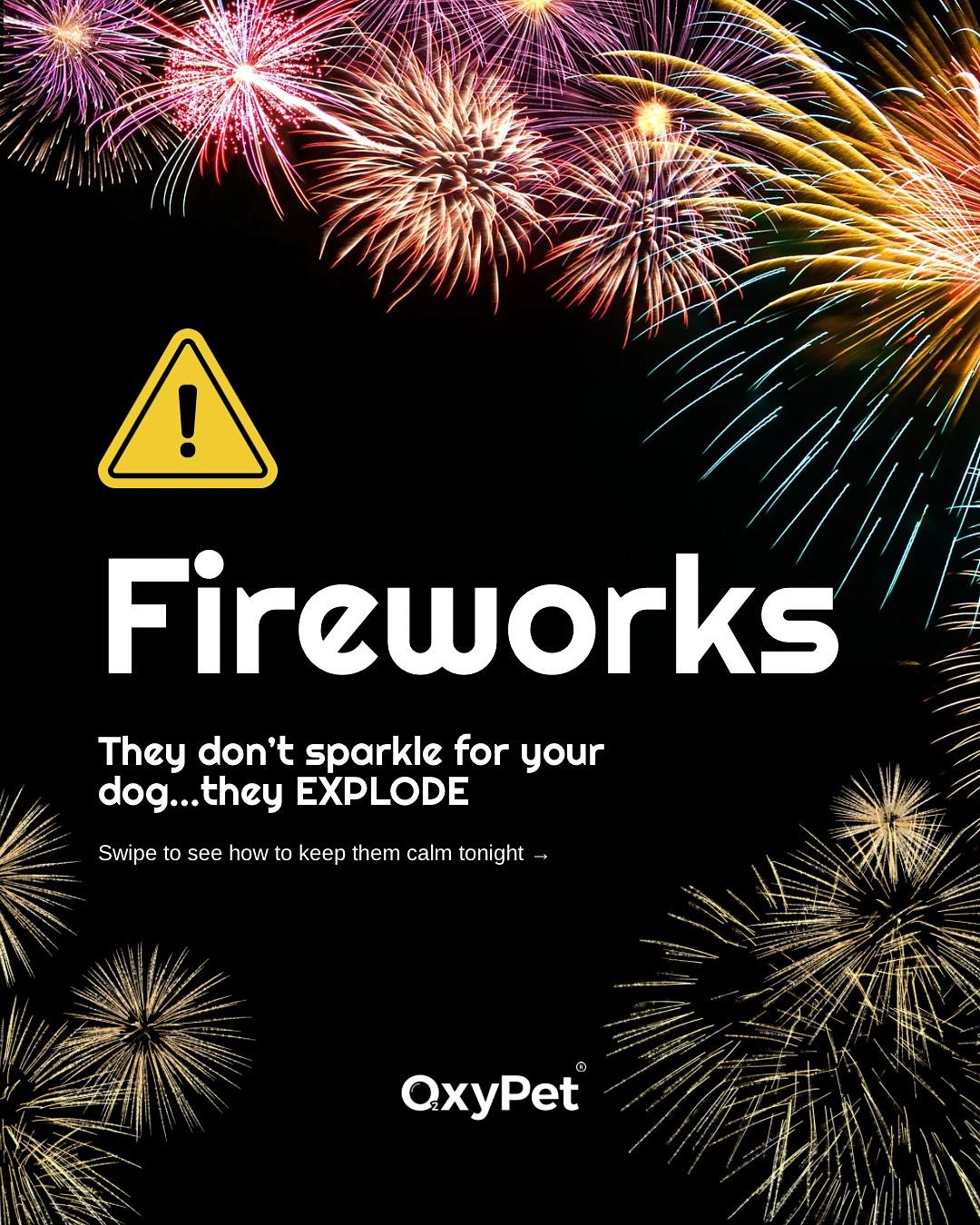 Fireworks don’t sparkle for dogs… they explode. 💥
Tonight’s the loudest night of the year for many pets.
What sounds like fun to us can feel overwhelming to them, their hearing is so much more sensitive than ours, and every bang hits like thunder.
A few small steps can make all the difference:
🎵 Play calm music or white noise
🛏️ Create a cozy space where they feel safe
🏡 Make sure your house and garden are secure
💜 Stay calm, they follow your lead!
When the skies light up, let’s make sure they still feel grounded.
If you’ve found something that helps your dog stay calm, share it below. You might help another pet parent tonight.
🐾 Want to connect with more like-minded dog parents?
Join our private OxyPet Facebook Community where our members share tips, stories, and everyday wins about things just like this (and so much more).
👉 facebook.com/groups/oxypetoxygenwater