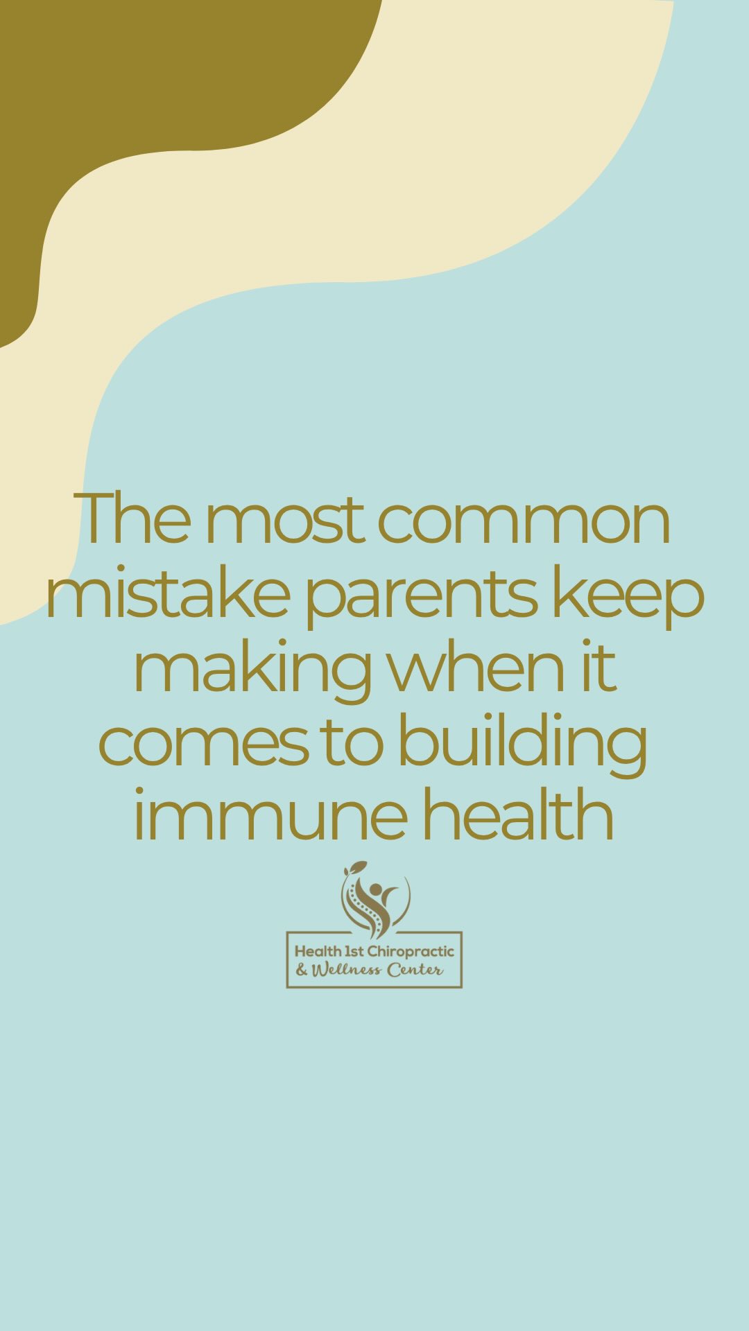 👉 Focusing only on fighting germs instead of strengthening the system that fights them.
You can give your kids all the vitamins, elderberry syrup, and hand sanitizer in the world…
but if their nervous system (the master control of the immune system) is under stress, their body can’t adapt, communicate, or recover the way it’s designed to.
That’s where chiropractic comes in. 🧠✨
Gentle adjustments calm the nervous system, improve communication between the brain and body, and allow the immune system to work efficiently not just reactively.
So this season, instead of trying to avoid every bug…
help your child’s body adapt better to whatever comes their way. 💪🍂
📍 Health 1st Chiropractic & Wellness Center | Twin Cities
👩⚕️ Dr. Gina
✨ Supporting healthy, resilient kids naturally
Sign up for our Raising Healthy Kids Naturally Workshop to learn more! Link in bio!
#ImmuneSystemSupport #FunctionOverSymptoms #HealingFromWithin #InnateIntelligence #immunesystem #colds #flu #antibiotics #probiotics #FluSeasonTips #GutHealth #nervoussystem #immunesupport #twincitiesmom #invergroveheights #southstpaul #eaganmn #weststpaulmn #woodburymn #mnmom #minnesotamom #stpaulpark #cottagegrove #eaganmoms #stpaulmoms #woodburymoms #ighmoms #twincities #twinciteswellness