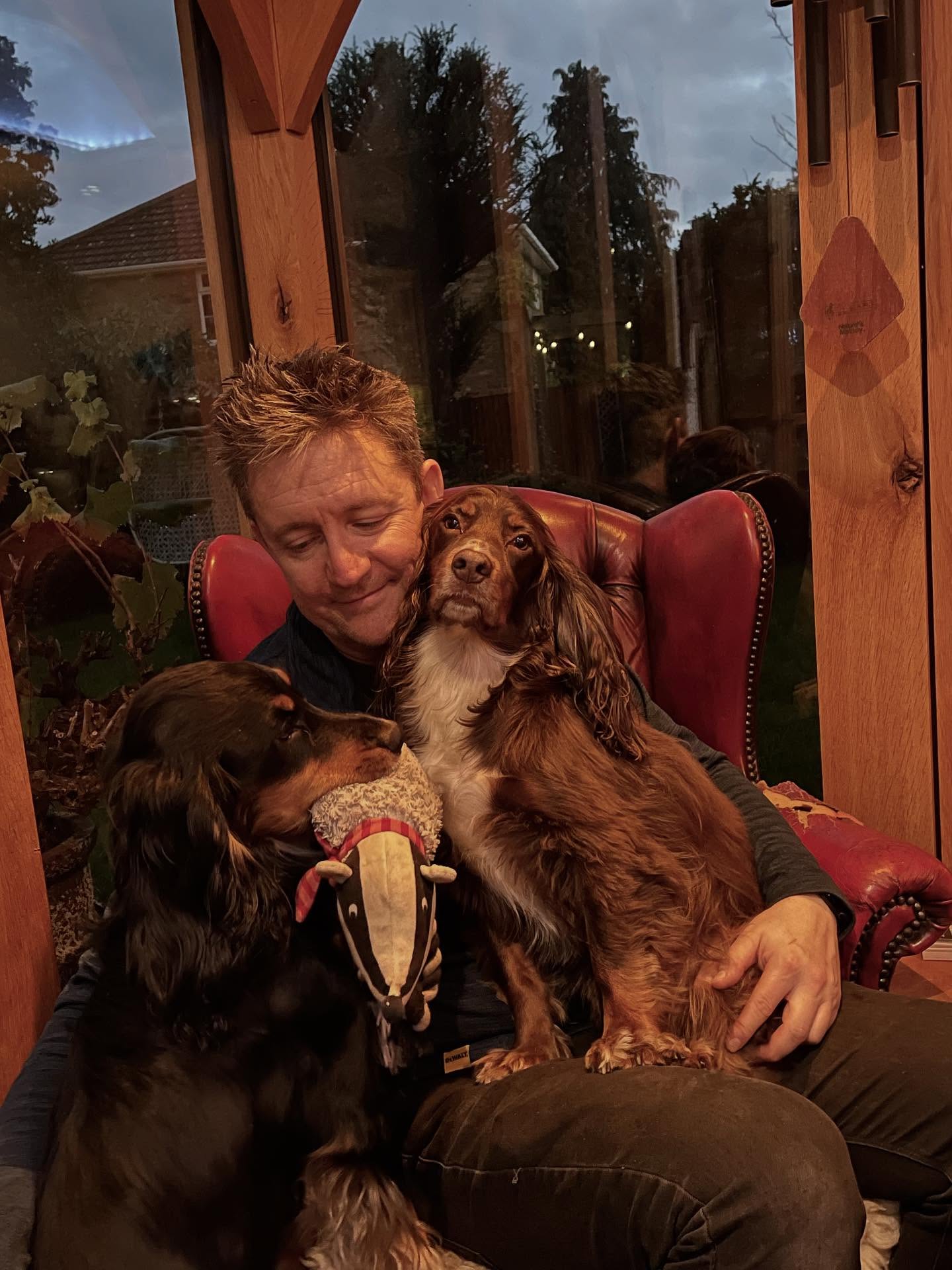 Discussing Miss Phoebe’s birthday arrangements with her Dad and brother. Roast chicken has been requested 🥰