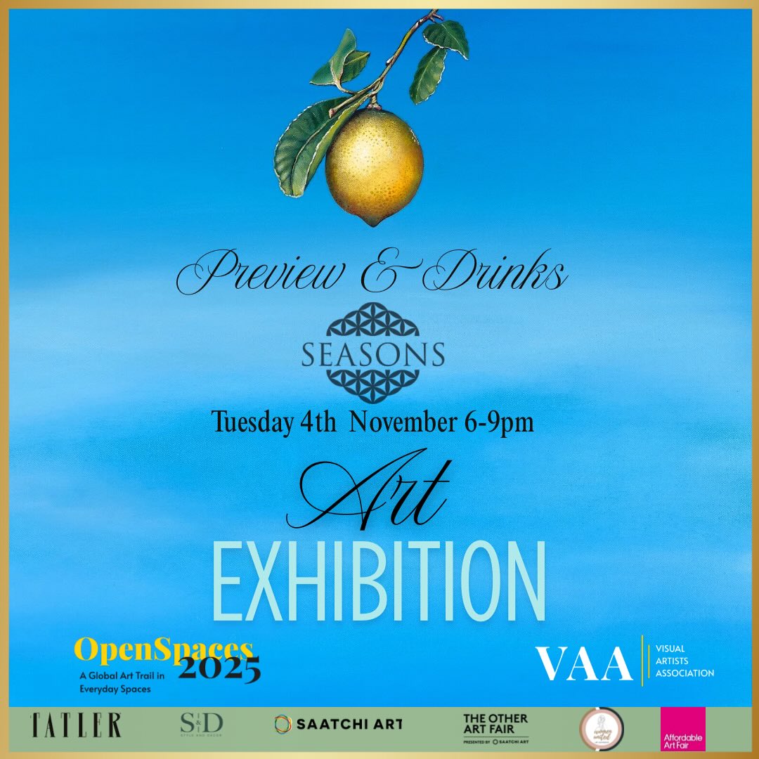 Next Tuesday 4th November, 6-9pm,
I’ll be bringing @visualartistsassociation Open Spaces to @seasons_bar Woodford Green.
With original art and fine art prints, some discounted originals, giving the evening an open studio feel.
I’m so looking forward to seeing my clients, commissioners, interior designers that I work with .. friends and family too.
Thanks to Seasons for hosting the event in our lovely family wine bar and The VAA
For selecting me as a featured artist.
All are welcome, if you’d like to come along for drinks please DM
#woodford #woodfordgreen #essex #visualartsassociation #bar #winebar #art #drinks #openstudio