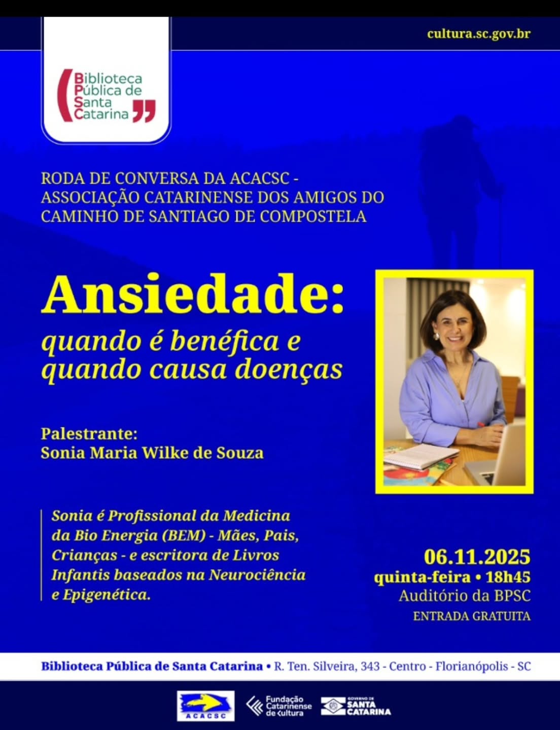 Na próxima quinta-feira (6/11/25), teremos Roda de Conversa. Contamos com a costumeira participação de todos.
