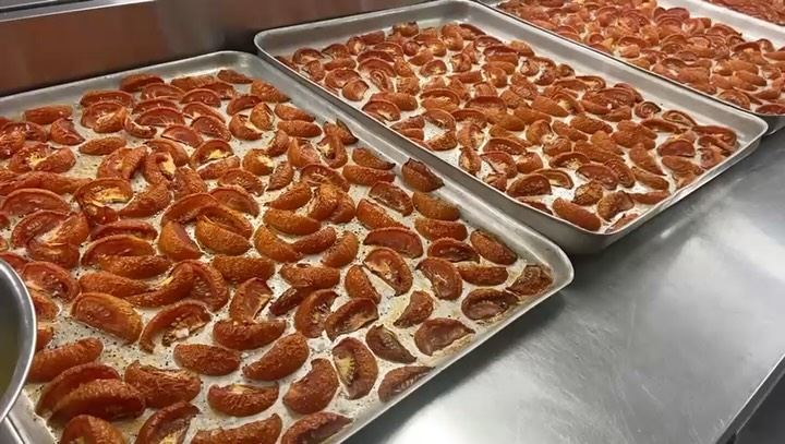 Homemade Slow Roast Tomatoes for our Anti Pasti Boards🍅
Set the oven at 100, lightly grease your trays, cut the tomatoes into 8, place onto trays sprinkle with sugar and a little salt bake for 4 hours, until semi dehydrated, place in oil 👍🏼 #summerwedding #weddingcatering #outsidecatering #greatchefs #eventplanner #outdoorcatering #outdoorevents #tipiwedding #marqueewedding #corporatecatering #outsidewedding #catering #hertscatering #bedscatering #buckscatering #foodtastings #corporateevent#2026wedding #2027wedding