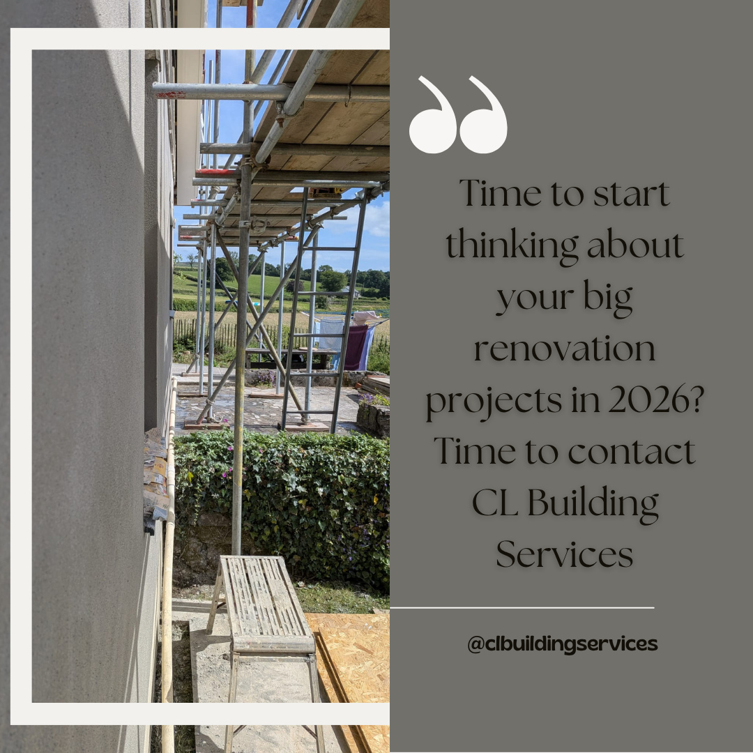 Big plans for 2026? Let’s make them concrete. 🔨
Contact CL Building Services today!
#renovation #builder #construction #building #cornwall #kernow #uk #instagood #callington #smallbusiness #business #launceston #truro #newquay #bodmin #liskeard #saltash #penzance #falmouth #padstow #devon #southwest