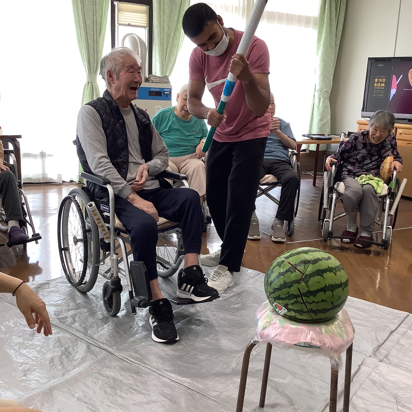 スイカ割り
#スイカ割り