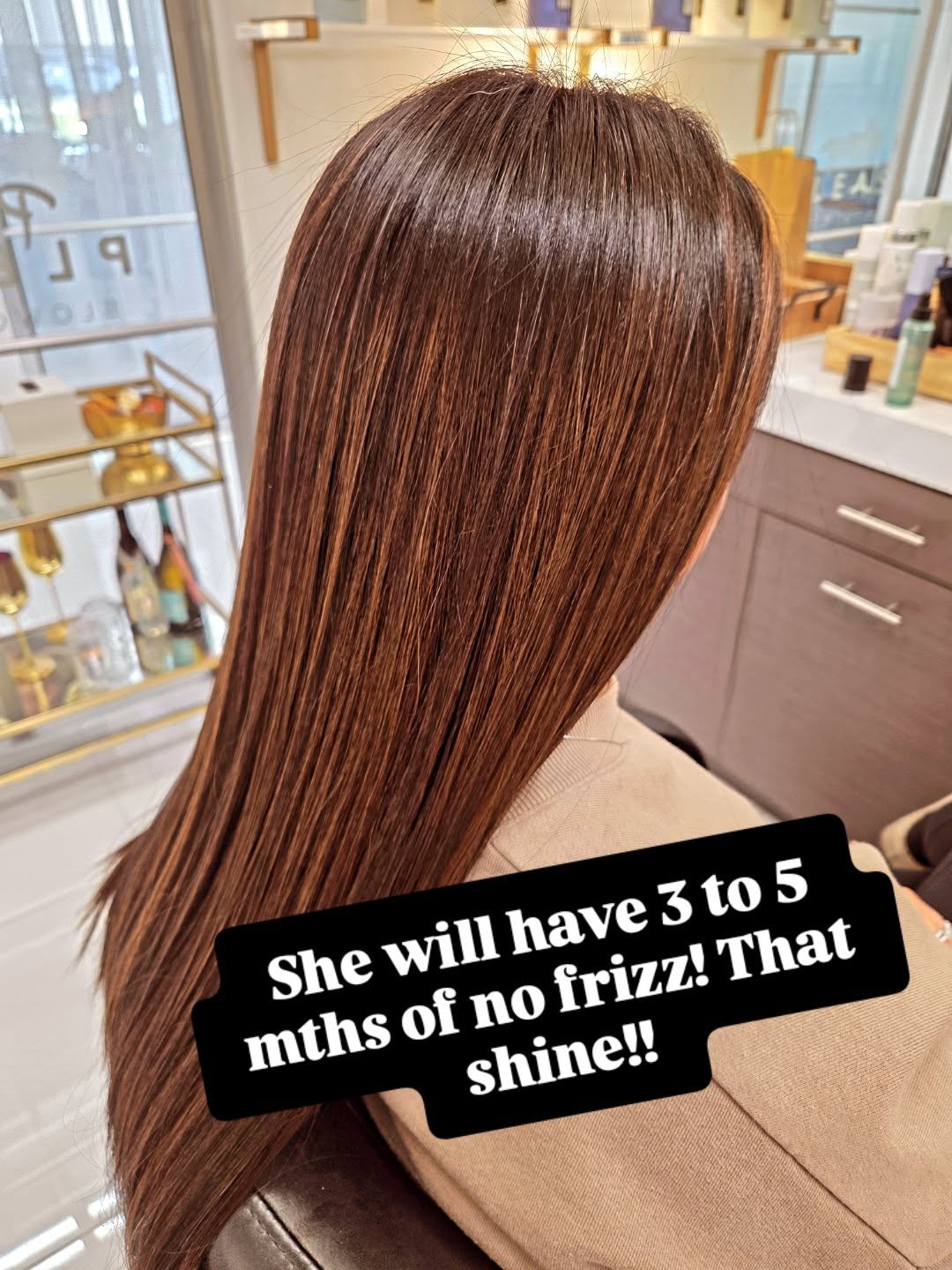 My smoothing treatment product works!!! It's non-toxic, safe for you and me!! That's a win!! 🤜🤛