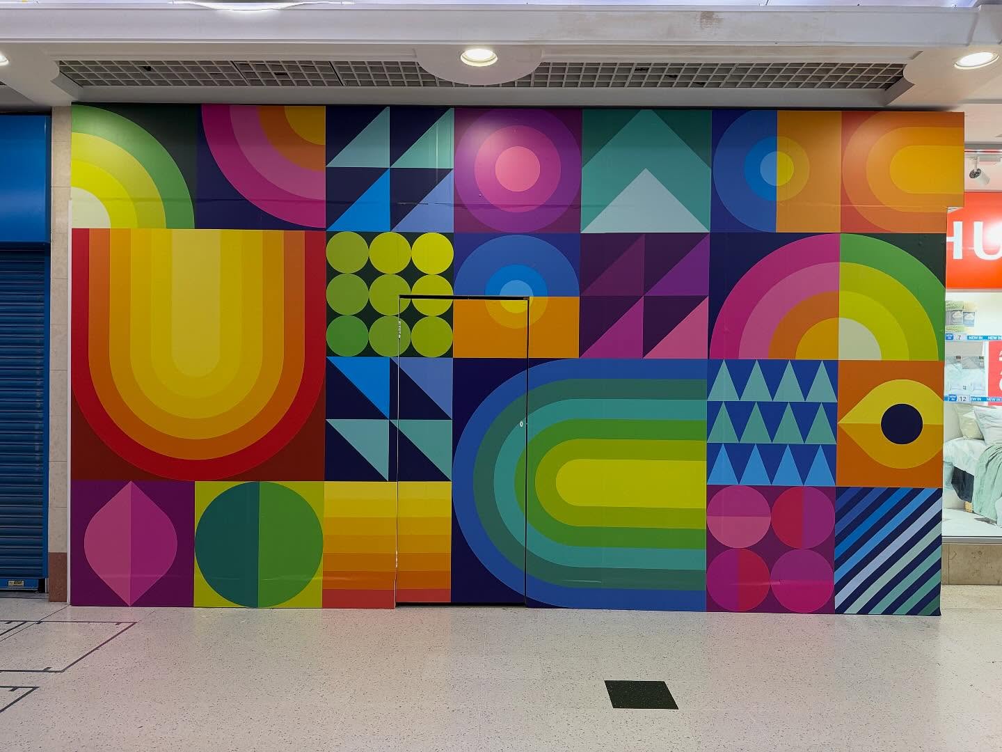 Cleveland Centre Hoarding Graphics. Installed for Ellis signs #installs #graphics #installations #middlesbrough