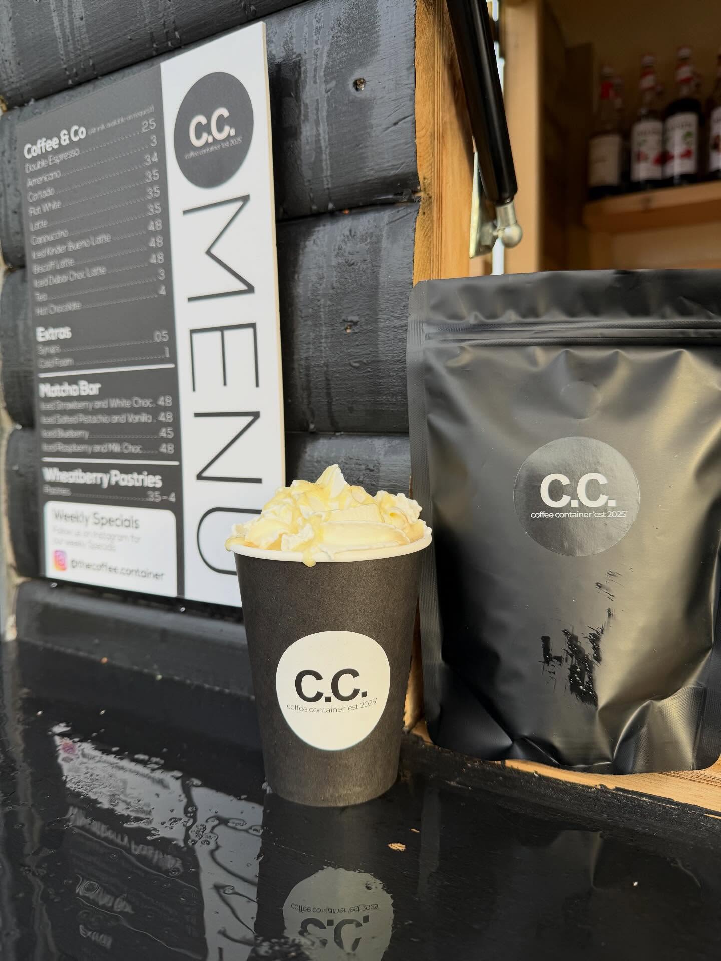 ✨ Festive Menu Launch! ✨
We’ll be rolling out all our festive drinks over the next few weeks, and we’re starting with this absolute cracker! 🎁
Say hello to the first of our seasonal specials: the White Chocolate Macadamia Nut Latte (or Matcha 🍵). Creamy, nutty, and perfectly sweet, it’s the ideal pick-me-up for chilly mornings - and trust us, it’s not to be missed! ❄️☕️
Available now at Coffee Container 🎄