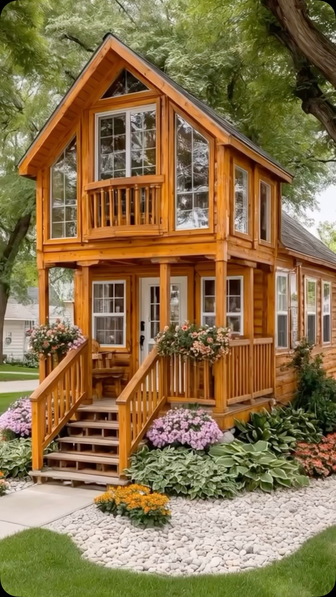 What a lovely, warm, beautiful tiny house! It’s a wonderful life! 🥰 #home #life #simple #tinyhome #beautiful #love