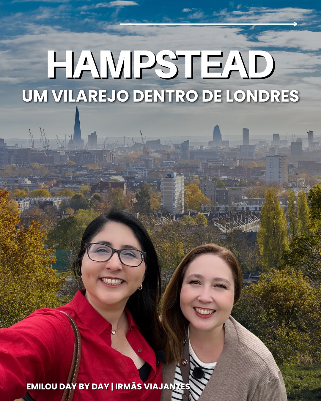 Um vilarejo dentro de Londres que nem dá para acreditar que existe!
Hampstead é um dos lugares mais charmosos e culturais da cidade de Londres. Lar de poetas, artistas e de uma das vistas mais bonitas do skyline londrino.
Entre livrarias, cafés históricos e o verde do Hampstead Heath, esse cantinho revela o lado mais autêntico e inspirador da capital inglesa.
🎥 Gravamos tudo no canal EmiLou Day by Day | Irmãs Viajantes, com curiosidades, dicas e os melhores lugares pra conhecer!
💬 Escreva BAIRRO DE LONDRES nos comentários e te enviamos o link da playlist com vídeos de bairros e áreas imperdíveis
#Hampstead #Londres #IrmãsViajantes #EmiLouDayByDay #ViagemCultural #CulturaBritânica #BairrosDeLondres #ViagemNaInglaterra #CulturaEuropeia #ViagemComHistória #RoteirosEmLondres