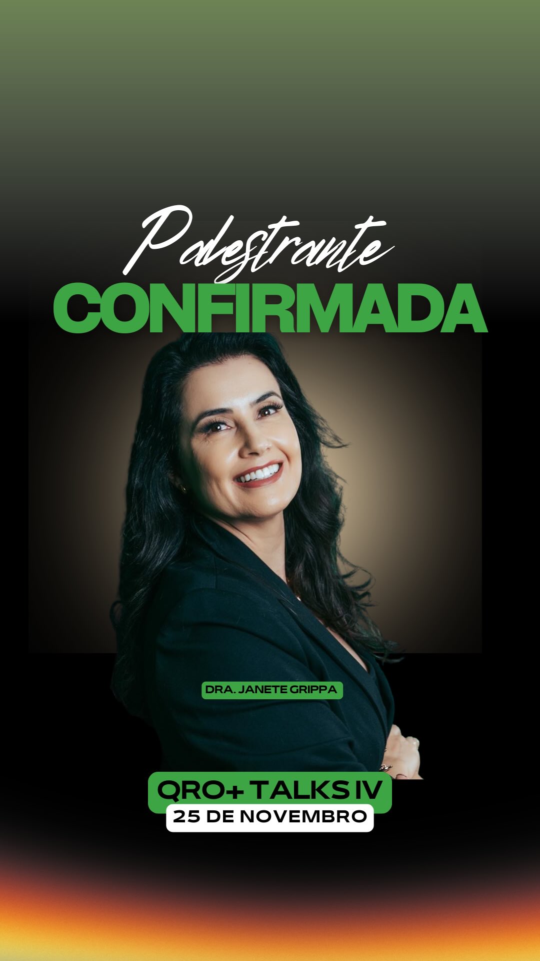 A quarta edição do QRo+ Talks terá a presença de Dra. Janete Grippa, farmacêutica bioquímica, mestre em Inovação Tecnológica e CEO da Debonne Dermocosméticos.
Docente em grandes instituições de ensino, ela é referência na aplicação de tecnologias regenerativas e formulações dermocosméticas seguras, eficazes e inovadoras.
Tema da palestra: Dermatologia regenerativa: o uso de ativos bioidênticos
Dia 25 de novembro no Automóvel Clube de Belo Horizonte
Para quem quer entender como a ciência está revolucionando a estética de dentro pra fora.
Salva esse post e compartilha com quem é da área.
#QRoTalks #DermatologiaRegenerativa #AtivosBioidênticos #EstéticaBaseadaEmCiência #JaneteGrippa #Debonne #CosméticaInteligente #BelezaQueCura