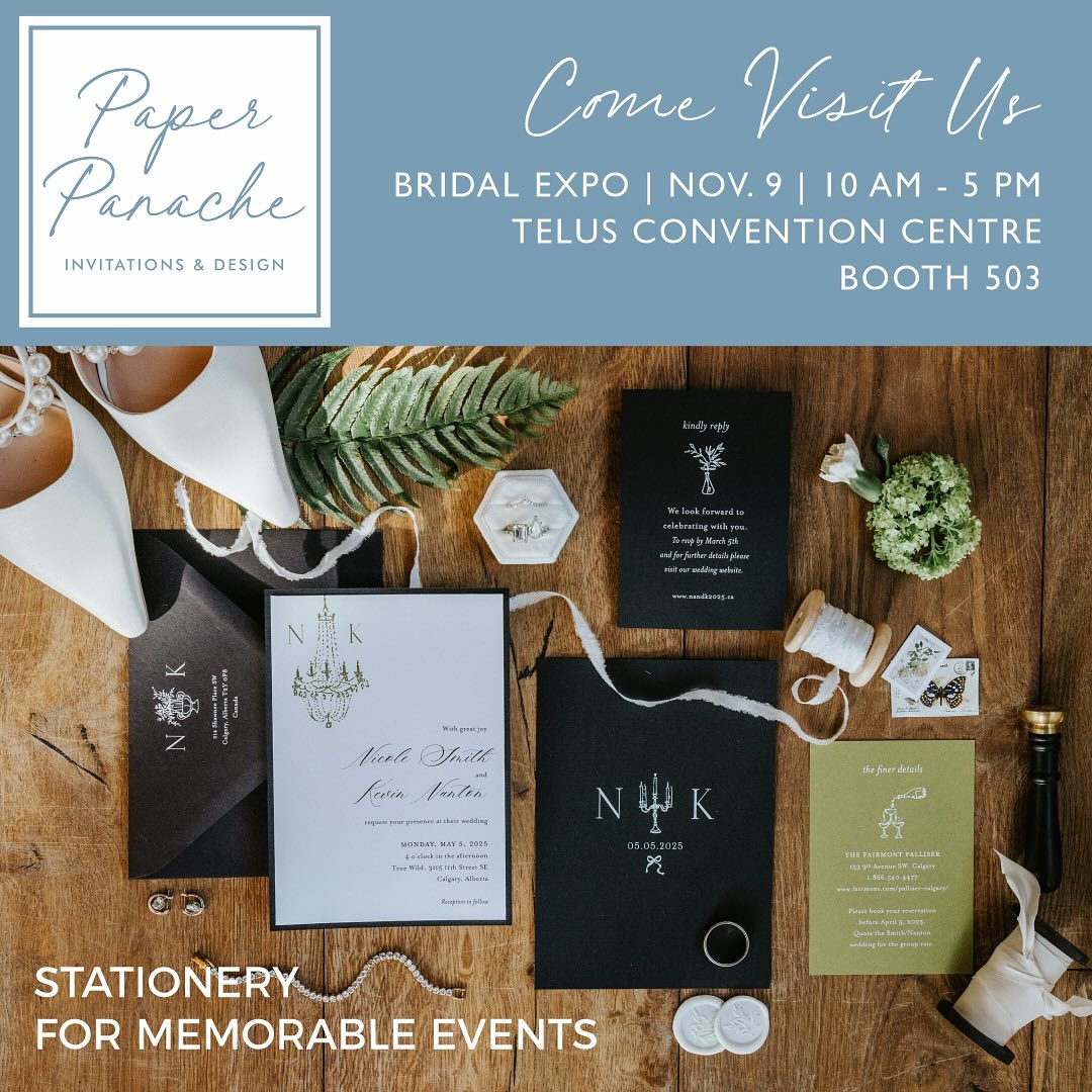 Looking forward to a beautiful weekend as we showcase our stationery business on November 9 for Bridal Expo. This show is from 9 am - 5 pm at the Telus Convention Centre. We will be showing off some new stationery, and are looking forward to talking styles, colours and paper products with our brides and grooms! Our Booth is #503, and we can’t wait to see you there!
#yyc #wedding #invitation #paper #love #design #art #calgary #canada #bride #artist #alberta #drawing #graphicdesign #illustration #yycnow #weddingphotography #photography #fashion #instagood #instaart #bridetobe #pen #travelalberta #groom #entrepreneur #sketchbook #digitalprinting #bride