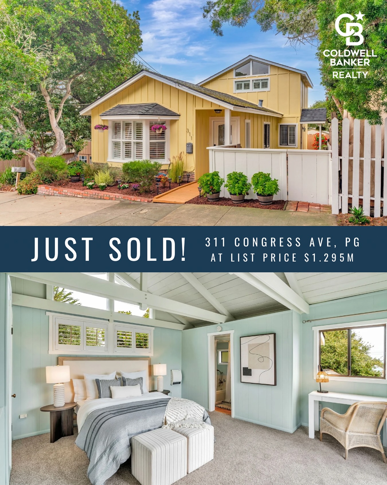 JUST SOLD! I’m happy to have helped my clients sell their home and move onto their next dream! ✨
Big thanks to Amber from @overthemoonrealty for finding the perfect buyer for this darling sunshine yellow home. It was a quick and smooth transaction for all. 💙
--
My passion is guiding clients through important real estate decisions. I treat every home as the meaningful milestone it represents. I'm always here to chat about homes, our community, and real estate in a no-pressure way. 🦋☀️
With gratitude,
Ashley
Ashley Edge, REALTOR®
DRE# 02205915 | Coldwell Banker Monterey
831-717-7815 | Ashley@ashleyedge.co
ashleyedge.co