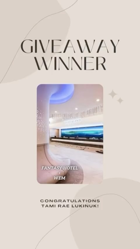 ๐๐ฆท Congrats to our Halloween Giveaway Winner! ๐ฆท๐
Tami Rae Lukinuk scored BIG with:
๐จ A night at Fantasyland Hotel
๐ณ $200 WEM gift card
๐ฝ๏ธ $25 to L1/L2 Restaurant
๐๏ธ 2 WEM attraction passes!
Thanks to everyone who joined the fun and tagged us in all of your photos, you made this Halloween spooktacular! ๐ปโจ
Stay tuned for more upcoming giveaways! ๐