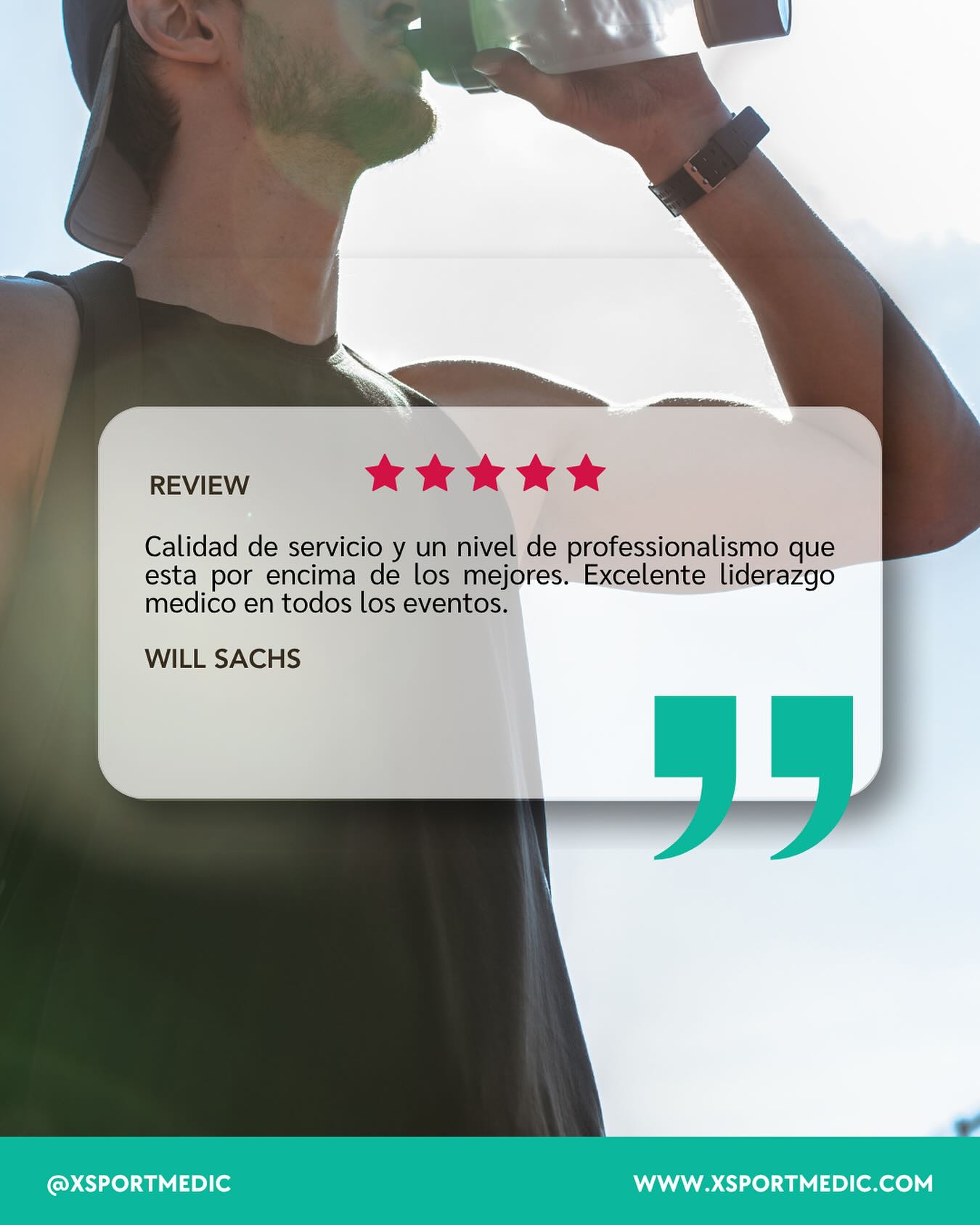 Cada review es un recordatorio de por qué hacemos lo que hacemos 💙
Te invitamos a leer este y más testimonios en nuestro Google Business X SPORT MEDIC. Y si ya nos conocés, ¡tu review también suma muchísimo! 🙌
www.xsportmedic.com
#ProtegemosTuEvento #XSportMedic