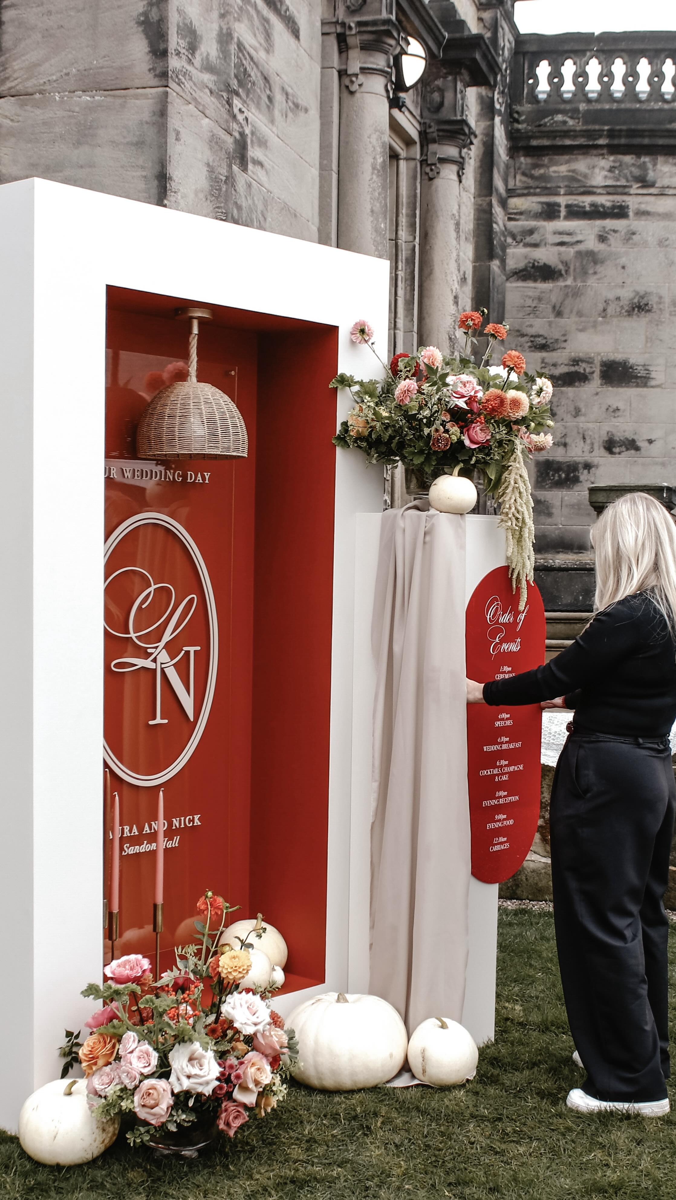 Laura & Nick ~
This wedding holds a special place in my heart.
This was my first ever full wedding design.
Laura and Nick put all of their trust in me to create their dream wedding day and allowed total creative freedom.
From an initial site visit, a full visual concept breakdown pack to bringing it all to life on the day was my biggest challenge to date but one of my proudest moments.
I pushed myself beyond my limits and it payed off - but it wouldn’t have been possible without the incredible suppliers who helped bring all of it to life and the incredible couple who put all of their faith, trust and support in me.
Concept and Design - @km_stationeryanddesign
Venue - @sandonhall
Photography - @monkeymole
Videography - @tinboxmemories
Flowers - @breige__
Styling - @poppysiennaevents @km_stationeryanddesign
Tableware - @blacksaucerstableware
Hair - @amyelliotthair
Makeup - @makeupbyhanx
Entertainment - @thefunctionband
Cake - @lolliandbeancakes
Magician - @leediamond_magic
Casino Tables - @gbfuncasinos
Owl ring bearer - @owl_adventures_uk
Content - @rebekahpelldesign
#weddingdesign #weddingsign #weddingsignage #weddingdesigners #bespokewedding #weddingdesigns