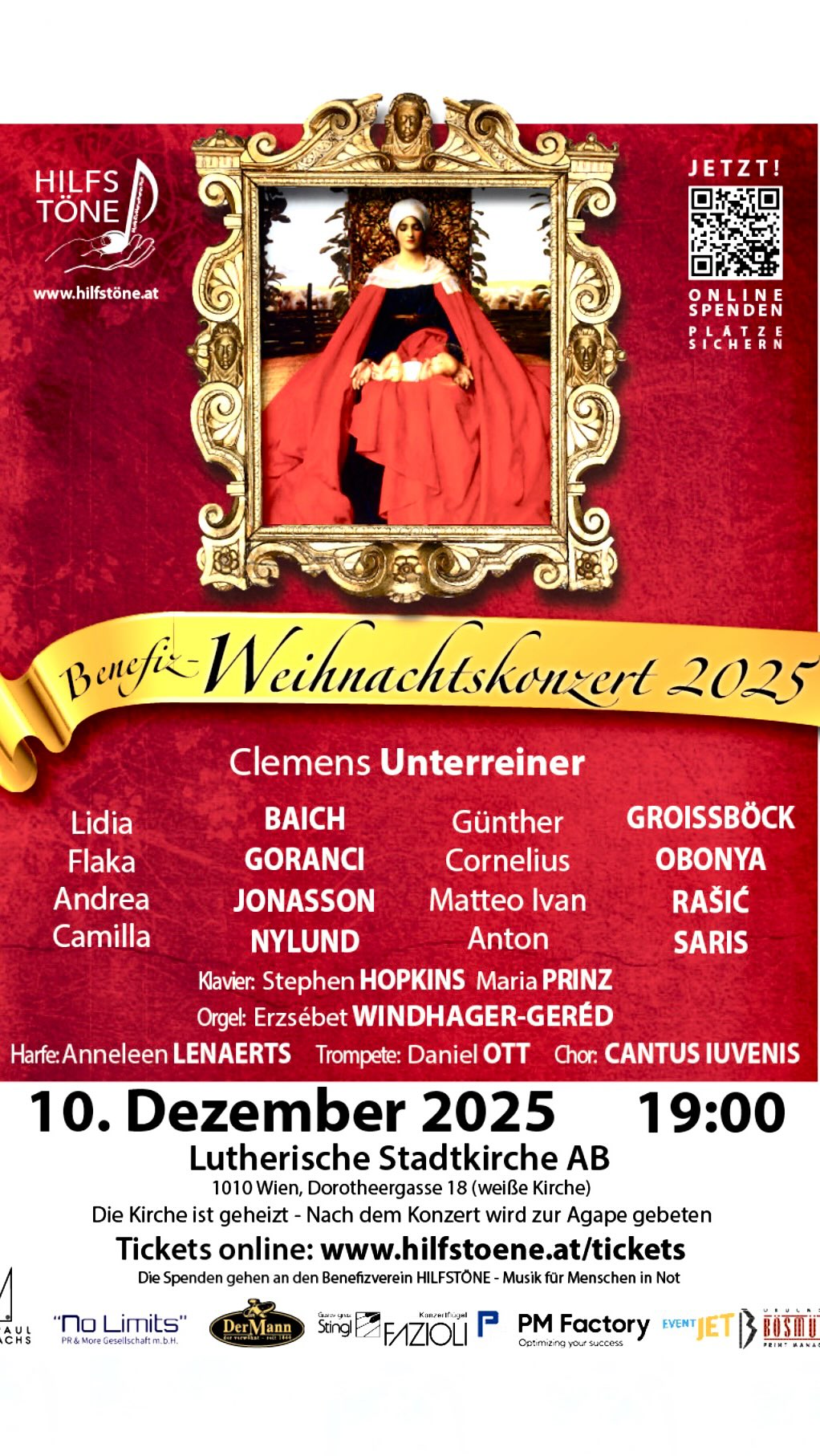🎶 WEIHNACHTEN der STARS 🤩 unser traditionelles Benefiz Weihnachtskonzert 2025🎄Der Vorverkauf hat begonnen: www.hilfstoene.at/tickets @hilfstoene @clemensunterreiner #ClemensUnterreiner #ViennaBaritone #unterreineropera #unterreiner #kammersänger #oper #opera #concert #konzert #weihnachten #christmas #charitygentleman #hilfstoene #benefiz 📸©️CU | HILFSTÖNE