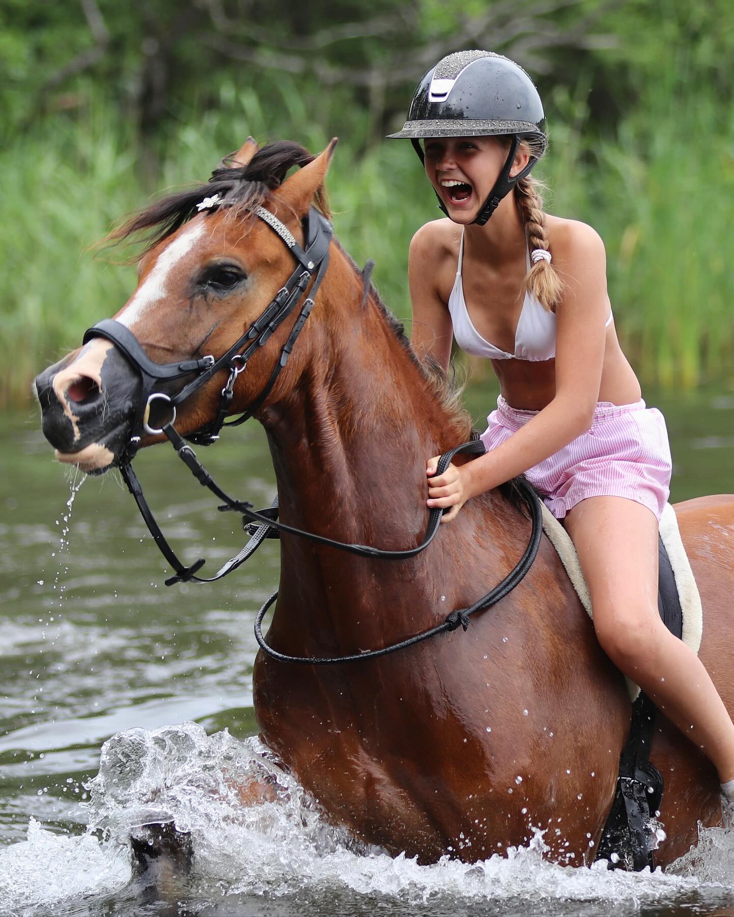 Når billederne fortæller det hele…😍#danmarkssjovesteridelejr #østerlundridelejr