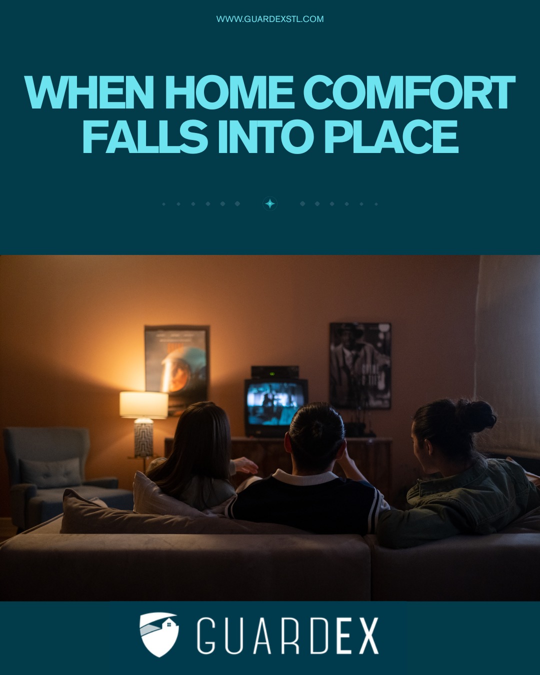 Home is where the heart is—and with GuardEx, your heart can rest easy. From cozy movie nights to backyard laughs, we’re here so you can focus on making memories, not fixes. 🏡❤️ #HomeSweetHome #GuardEx #HomeMaintenance