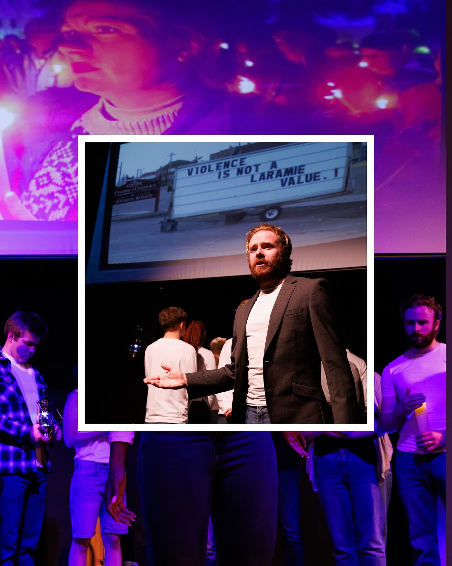 Honoured to have captured the powerful performances and raw emotion of The Laramie Project at the @thecornerHOUSE Arts centre
π The Laramie Project at @thecornerHOUSE arts centre
π
Wed 29th October β Sat 1st November 2025
By MoisΓ©s Kaufman & The Tectonic Theater Project
Directed by Brittany Rex
Assistant Directors Tom Carter & George Derry
Featuring performances by:
Anna Seyerle Β· Paul Kelvin Β· Finton McCluskey Β· Dylan Levien Β· Georgette Monnou Β· Nick Chinn Β· Laura Shipler Chico Β· Shing Moussa Chung Β· Aimee Wallis
Swipe to see moments from this unforgettable production. Pictures by me.
@cellar_door_theatre