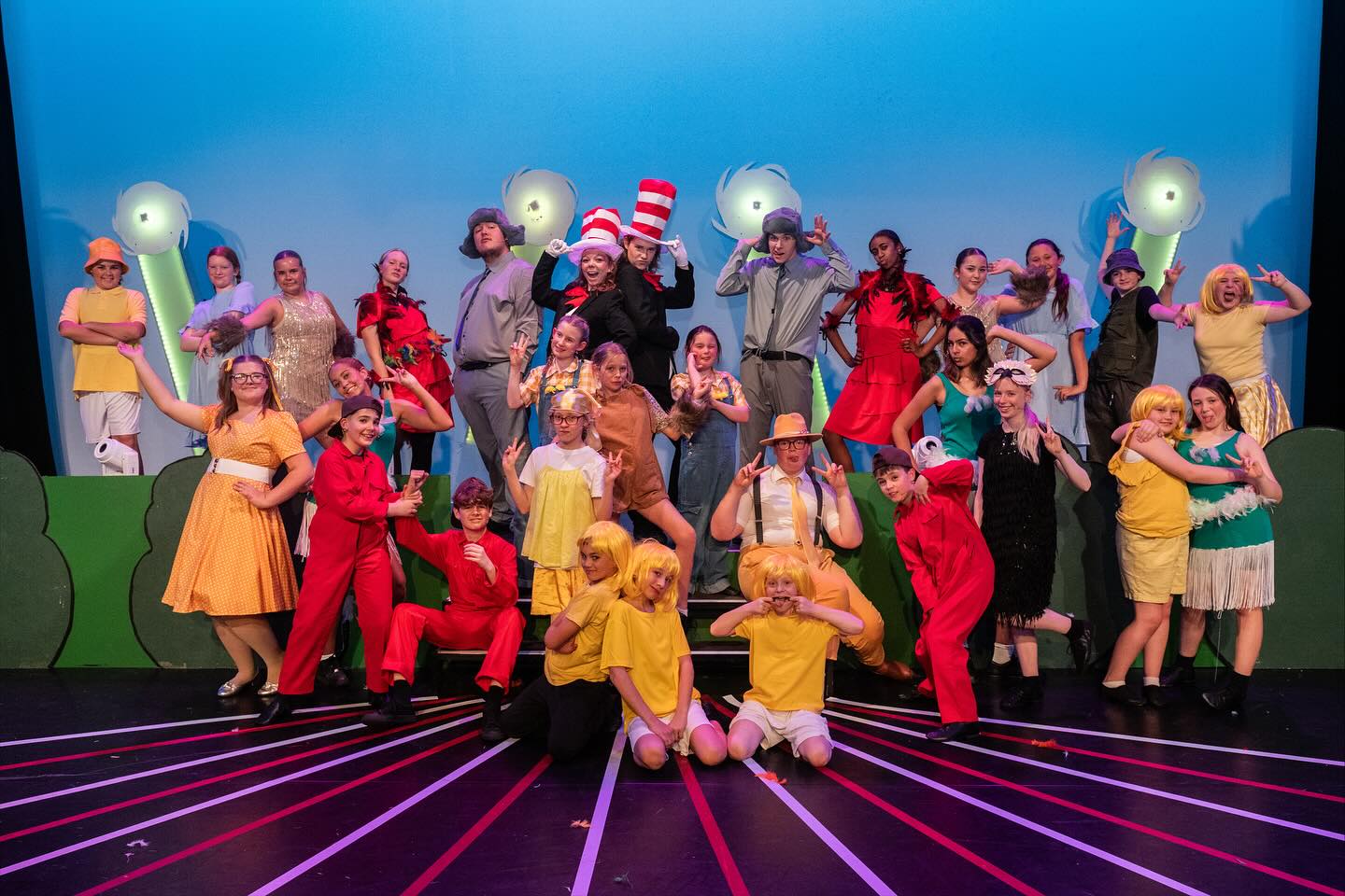 🎭✨ Opening Night is here! ✨🎭
Our cast of Seussical Jr are ready to take you on a wild and wonderful journey from the Jungle of Nool to Circus McGurkus. 🌪️🦣🐦
Huge thanks to @bigfishphoto1 for capturing these magical moments from our dress rehearsal yesterday at @danceeast - swipe to see the joy, the colour, the energy! 📸
Join us tonight and tomorrow at 7:30 PM for a celebration of friendship, loyalty, community… and a little bit of Seussian whimsy! 📚🎉
Ticket link in bio or book direct from @danceeast
Let the fun begin! #SeussicalJr #LimelightYoungPerformers #DanceEast #OpeningNight