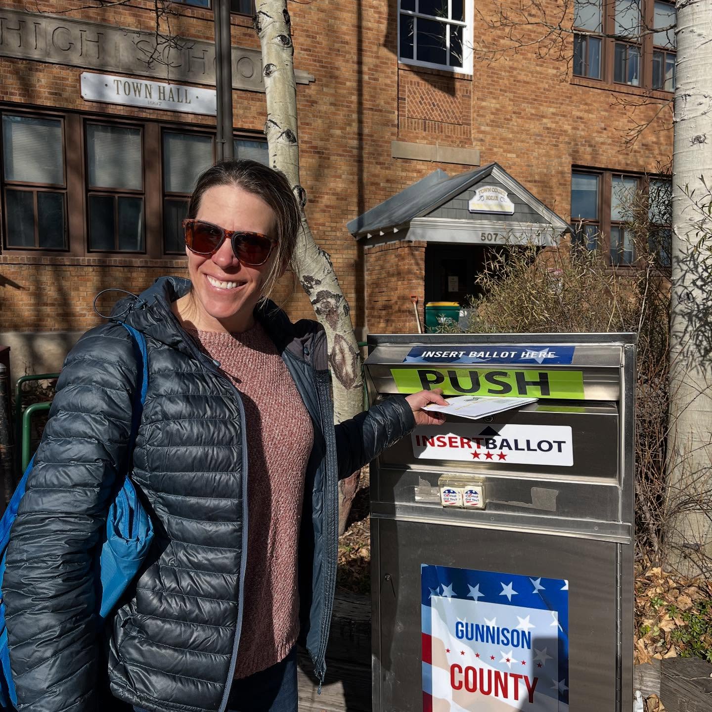 It’s that time! Get your ballots in by 7 pm on Tuesday. You can vote in person at the Blackstock Building in Gunnison or the Queen of All Saints Church in CB. Dropbox locations are in the photos. Democracy depends on you!
#getoutthevote #democracy #colorado