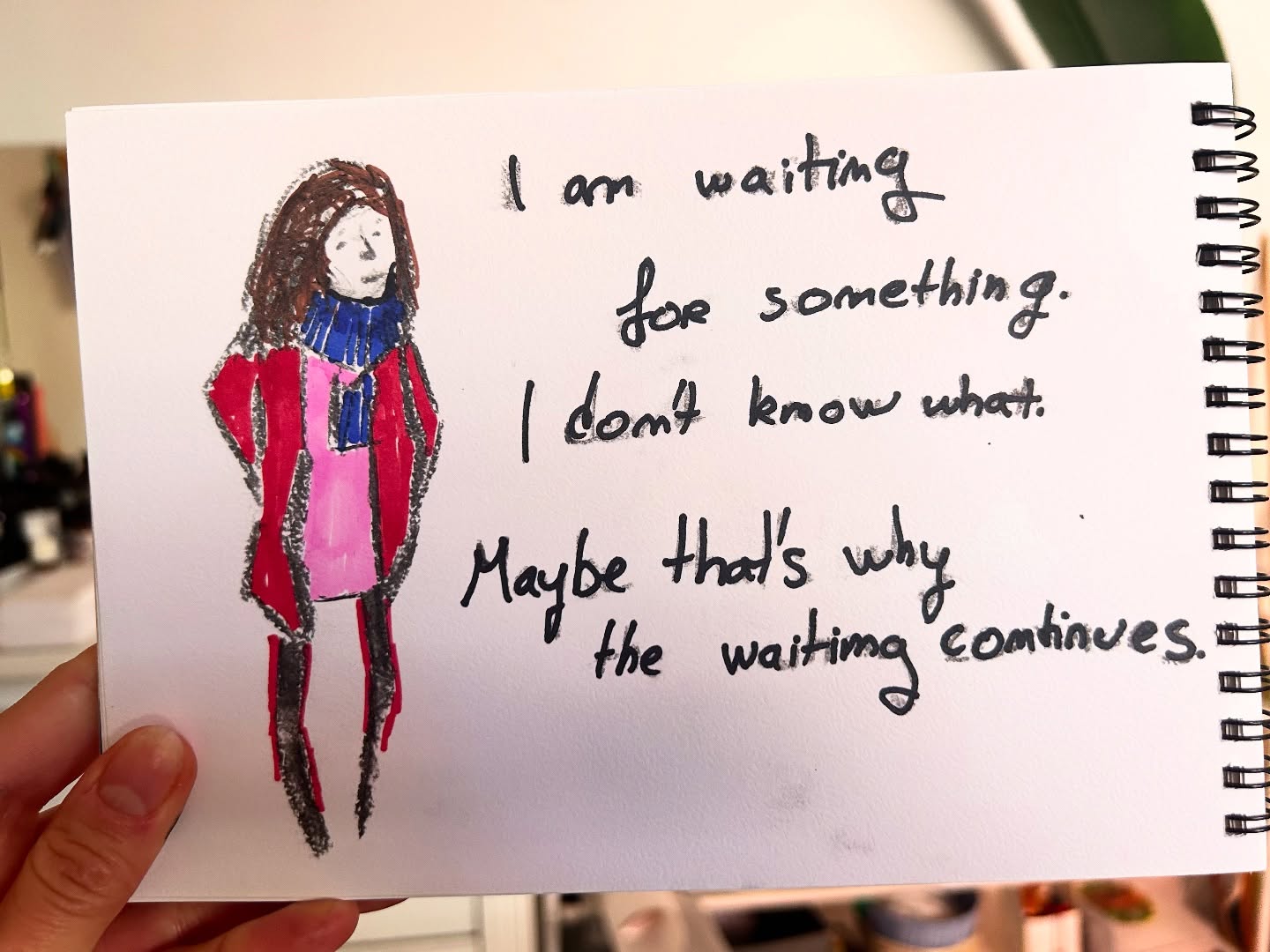 Maybe someone can relate… Sometimes I wait for something I can’t name. And maybe that’s exactly when the unexpected arrives, when I stop trying to control the shape of what’s coming.
#intuitiveart #uncertainty #lettinggo