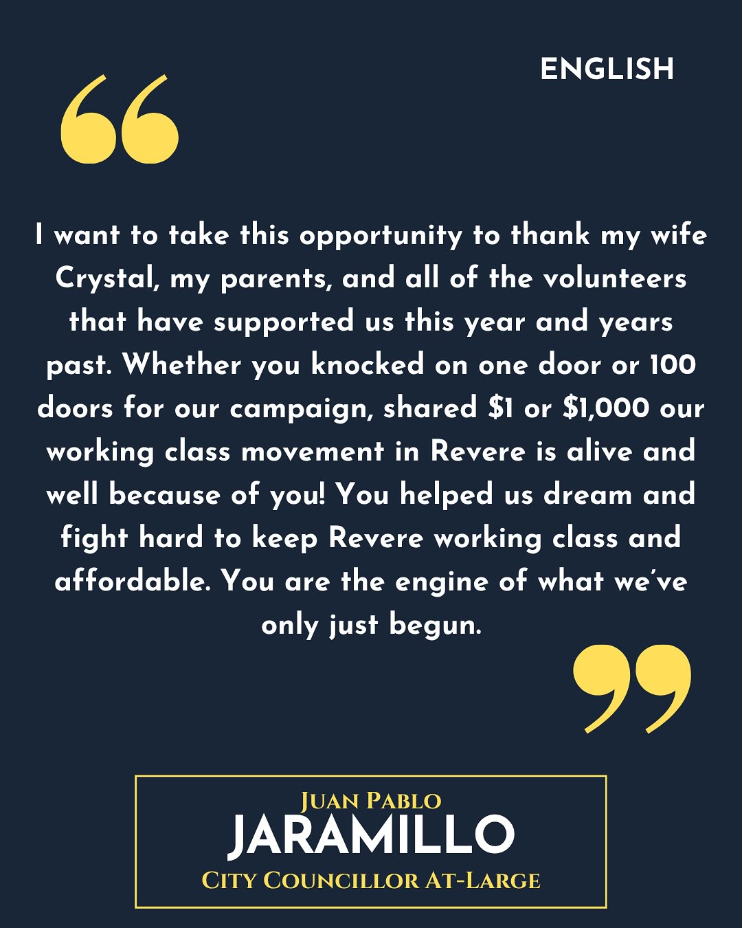 With gratitude,
Juan Pablo