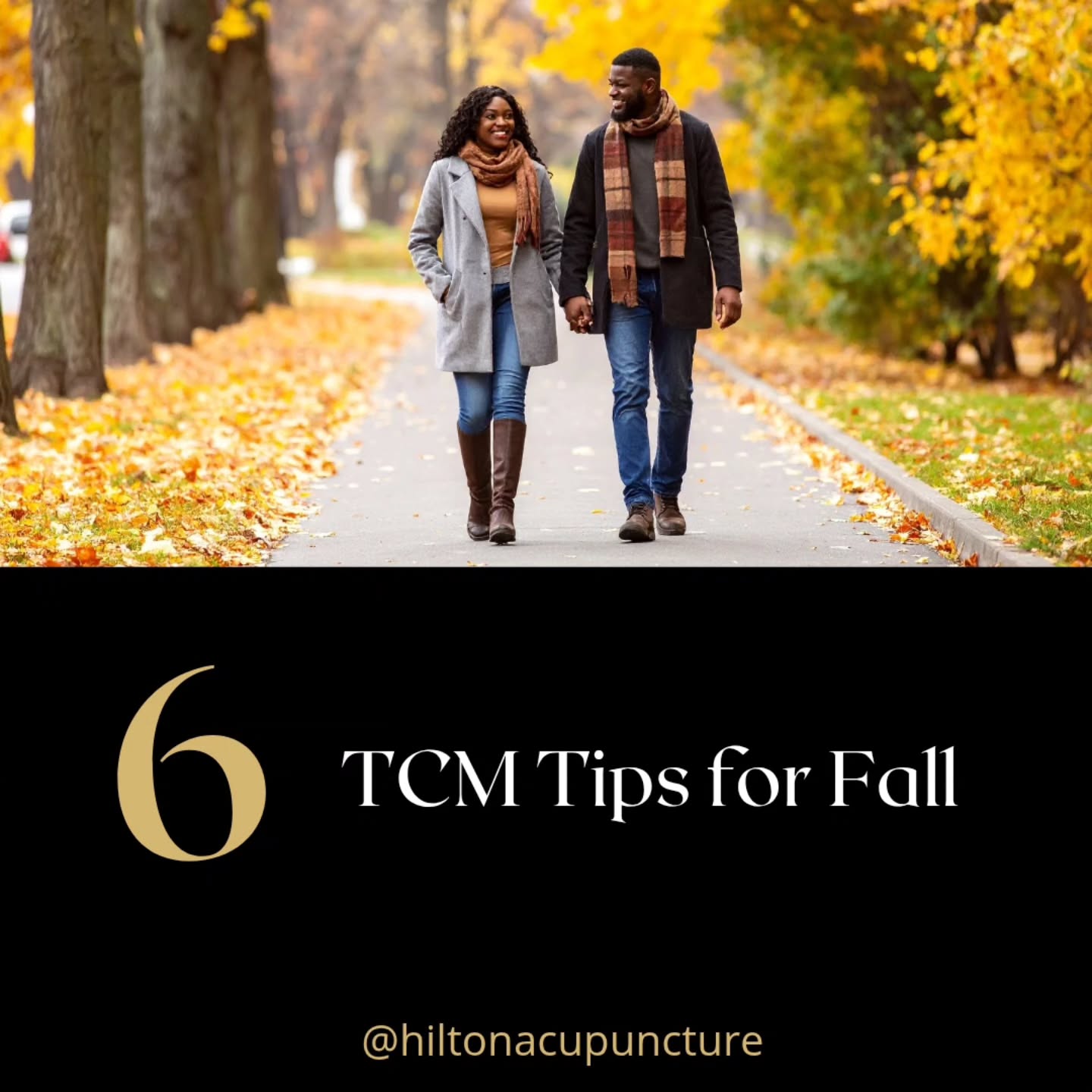 In Traditional Chinese Medicine (TCM), Fall is associated with the Metal element and is known as the time of the Lungs. π During this time of year, it's important to balance the Lung energy and make the necessary dietary and lifestyle adjustments to harmonize with the season. Swipe left for 6 TCM tips for Fall. π
#hiltonacupuncture #acupuncture #tcm #fall #tcmlivingwell #acupunctureworks