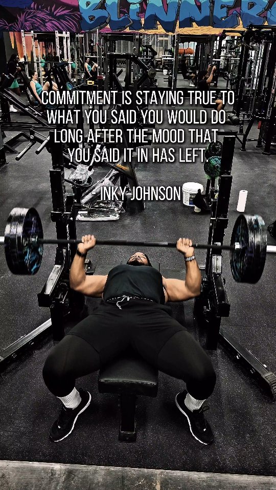That’s the difference between motivation and commitment. Motivation fades when the feeling’s gone… Commitment shows up anyway.
🔸️🔸️🔸️
(NASM- CPT/CNC/VCS)
ONLINE & IN PERSON TRAINING/PROGRAMMING AVAILABLE‼️
#ADFitness #InkyJohnson #DisciplineOverMotivation #StayCommitted #KeepPushing #MindsetMatters #FaithAndFocus #FitnessJourney