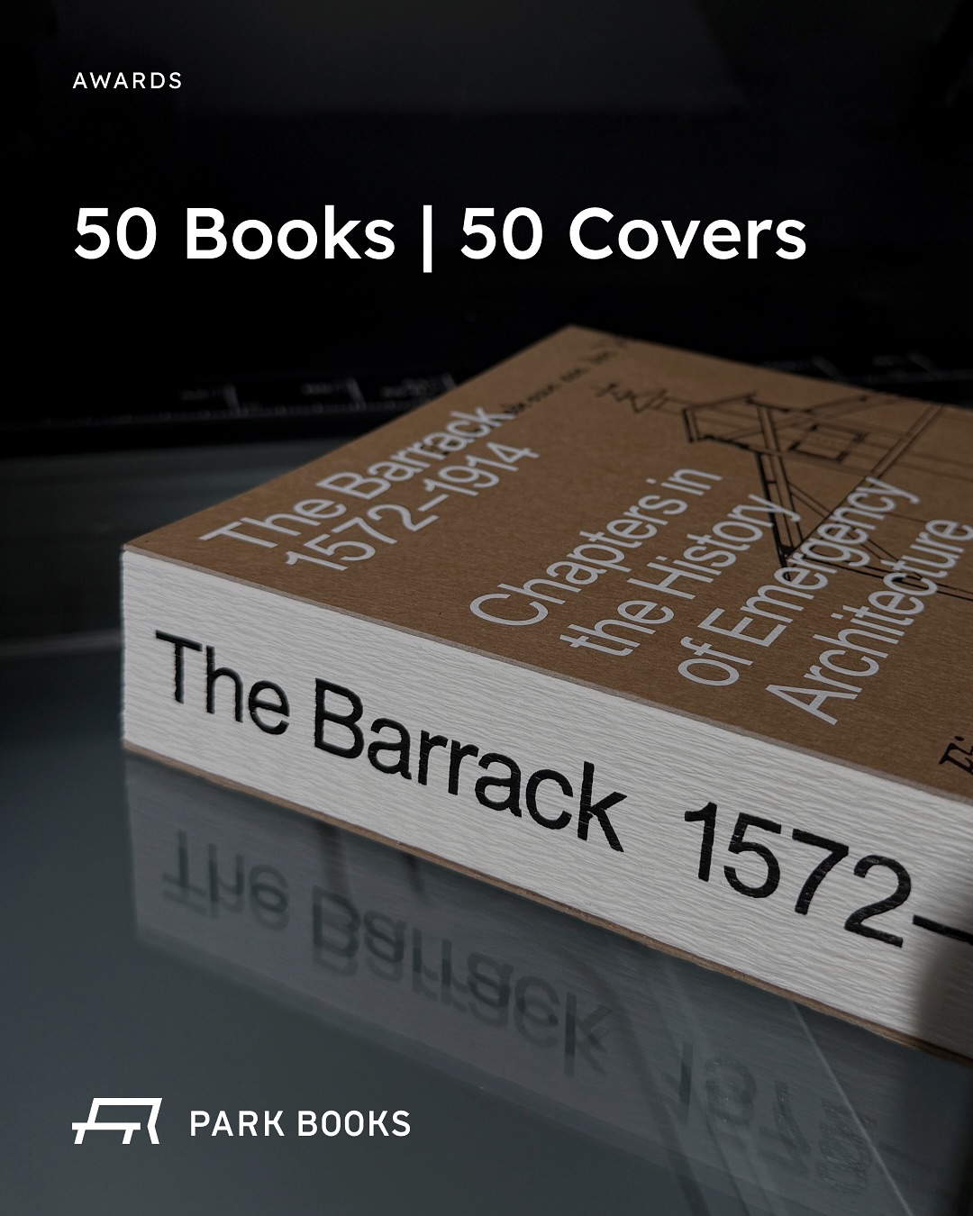 We are pleased to share that our book The Barrack, 1572–1914 is among the winners of this year’s 50 Books | 50 Covers competition!
The book explores the barrack as a mobile and adaptable structure that became central to modern military and civilian infrastructure. The design reveals the book’s construction: the block is bound with crepe tape and covered in plain cardboard, reflecting the barrack’s utilitarian character.
Book design by Bureau Sandra Doeller
@bureausandradoeller
Printed & bound by DZA Druckerei zu Altenburg
@dza.druck
Edited by Robert Jan van Pelt
#50books50covers #awardee #parkbooks #dza #sandradoeller #thebarrack #architecturehistory #emergencyarchitecture #bookdesign #architecturebook