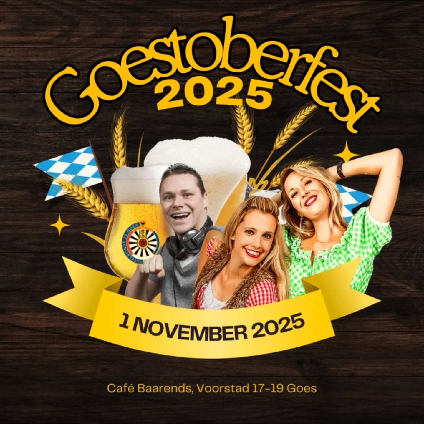 🍻 Goestoberfest bij Café Barends! 🇩🇪
Het is weer tijd voor lederhosen, gezelligheid en natuurlijk… lekker eten!
Wij staan dit weekend met onze foodtruck bij Café Baarends met favoriete klassiekers:
🍔 Versbereide broodjes hamburger
🌭 Heerlijke broodjes braadworst
Alles vers van de plaat en perfect voor bij een koud biertje. 🍺
🎟️ Heb jij een kaartje? Dan zie je ons daar – prost! 🥨