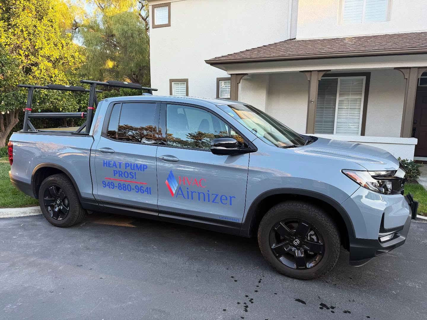 See you on Orange County roads, our dear client! #hvactech #hvacinstall #heatpump #orangecounty #california