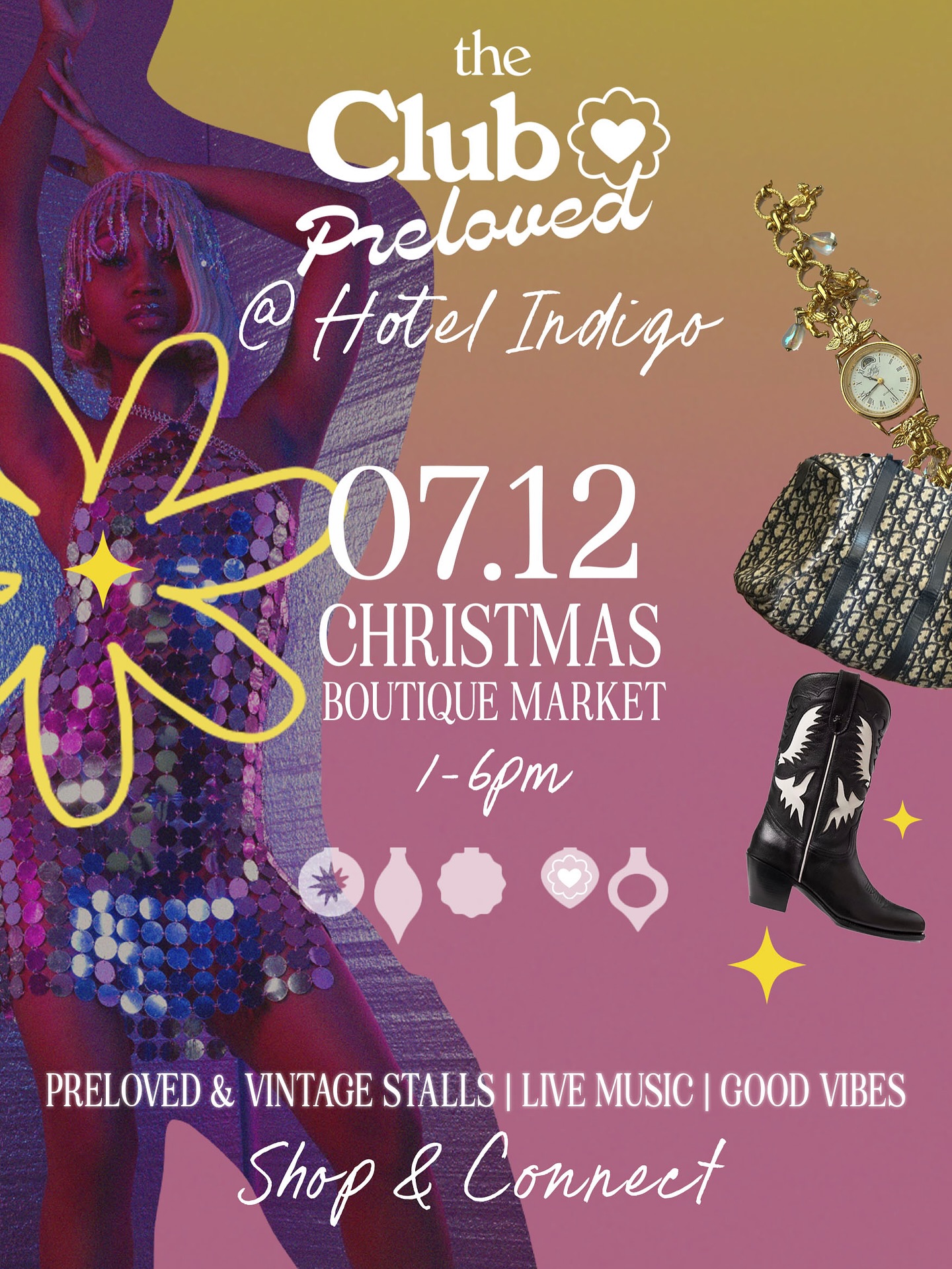 You’re invited to our Club Preloved Christmas Boutique Market at Hotel Indigo Exeter on Sunday 7th December! ✨🎄🪩💝
We’ll be taking over @hotelindigo, once known as Colsons, the city’s original department store that first opened its doors in 1792 then House of Fraser. How wild is that?
230 years later, we’re bringing it back, transforming the space into a boutique-style market once again… but this time, the Club Preloved way. ✨
Think preloved fashion, vintage finds, sustainable gifting, live music, local creators and the best festive atmosphere in the city, all under one beautiful roof.
This isn’t your average market, it’s an experience. We’re bringing back the joy, the energy, and the soul of shopping IRL, the way it’s meant to be. The sustainable way!
Expect an unforgettable afternoon of:
✨Curated preloved, vintage and sustainable stalls
🎶 Live music from local artists @saff.juno & @milliemonday_dj
🤍 Local creators, conscious consumers and community spirit
🌟 All wrapped up in that signature Club Preloved energy (hosted by @laurenrestyle & @helloooitsciara 🎤 of course)
📍 Hotel Indigo Exeter (formerly House of Fraser / Colsons)
📅 Sunday 7th December 2025 | 1-6pm
FREE ENTRY
Featuring:
@lauracurates
@etherealtreasuresss
@themishcaedit
@chiara.design.studio
@liminaldorset
@poppies.in.her.hands
@greenmusepreloved
@tinasretroclothing
@lost_in_roses_
@loved.byally
@retro___rail
@thetrenddisruptor
Save the date. Bring your people. Come feel the Club energy. Because this Christmas, Exeter’s getting a whole new kind of shopping experience 🪩♻️
Who’s coming?
TCP x
#ClubPreloved #ExeterEvents #ExeterChristmasMarket #SustainableStyle #ShopPreloved #VintageMarket #SustainableFashion #DevonEvents #ExeterCommunity #CircularFashion #PrelovedStyle #SupportLocal #SustainableLiving #HotelIndigoExeter #ExeterLife #ConsciousShopping #ChristmasMarketUK