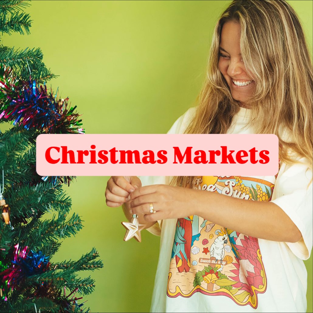 Christmas market season is here 🎄
We’re setting up our festive stall and bringing all the WBH favourites to the Christmas markets — including our Aussie Christmas Tees (back in stock!). Come shop, say hi, and soak up the Christmas spirit with us 🌞💛
Save the date 🎁
🌿 Sunday 7th Dec from 10 - 3pm
Handmade Design Market
The Old Museum, Bowen Hills
@handmadedesignmarket.au
🌿 Sunday 14th Dec from 10 - 3pm
Gasworks Christmas Market
Gasworks Plaza, Newstead
@themarketfolk
Who’s coming Christmas shopping with us? Drop a 🎅🏽 if you’ll be there and tag which market