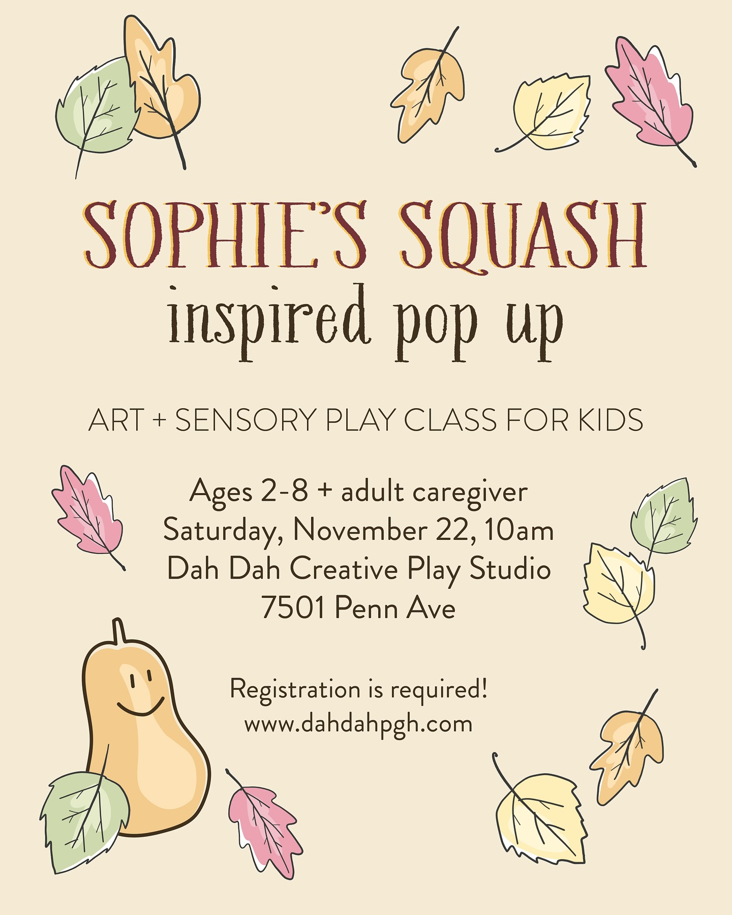 Sophie’s Squash is a favorite at our house 🧡 Sign up on our website: www.dahdahpgh.com (linked in bio) 🍂